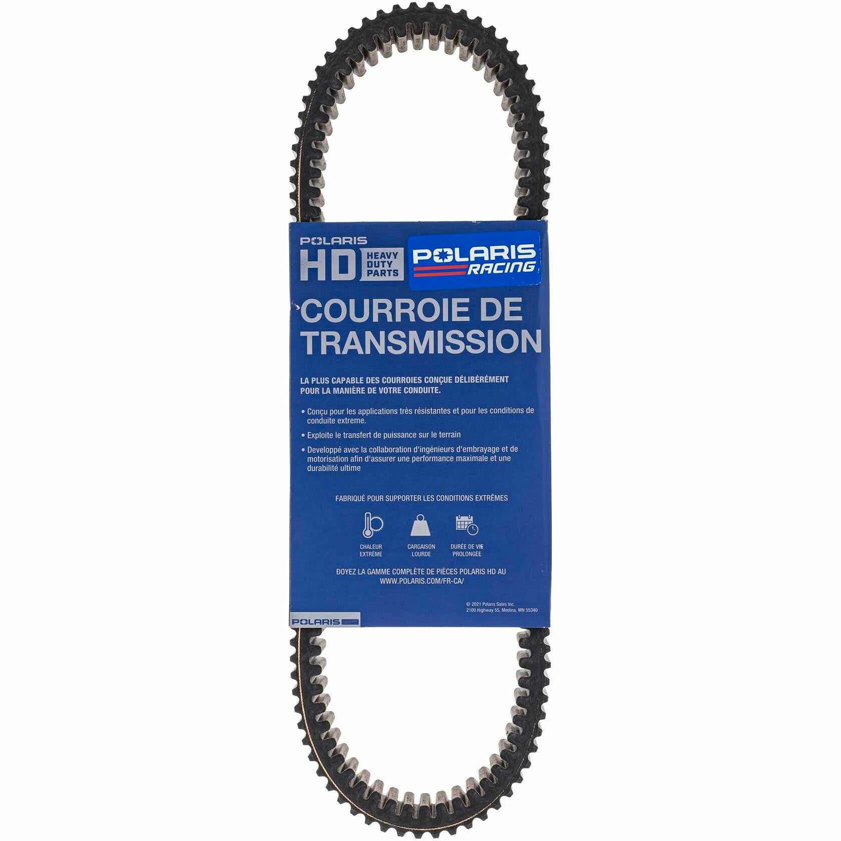Polaris Heavy Duty Drive Belt 3211227 Snowmobile RZR CVT Clutch Belt