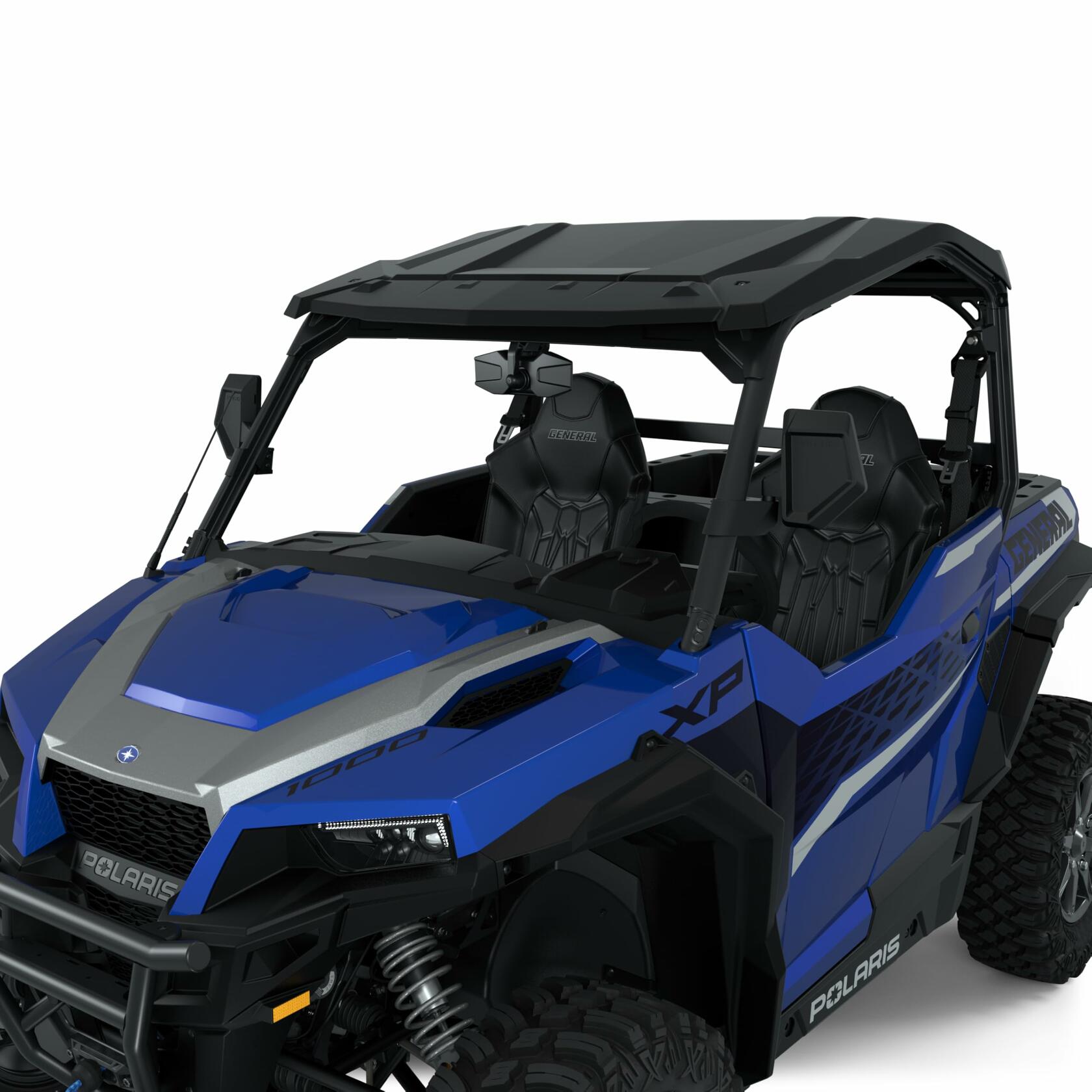 Polaris UTV Mirrors Side View for RANGER 1000, XP 1000 Including CREW, 570, SP 570, GENERAL 1000, 4 1000, Pro XD Models and More, Fully Adjustable, ROPS-Mounted, Excellent Visibility, Pair - 2889243