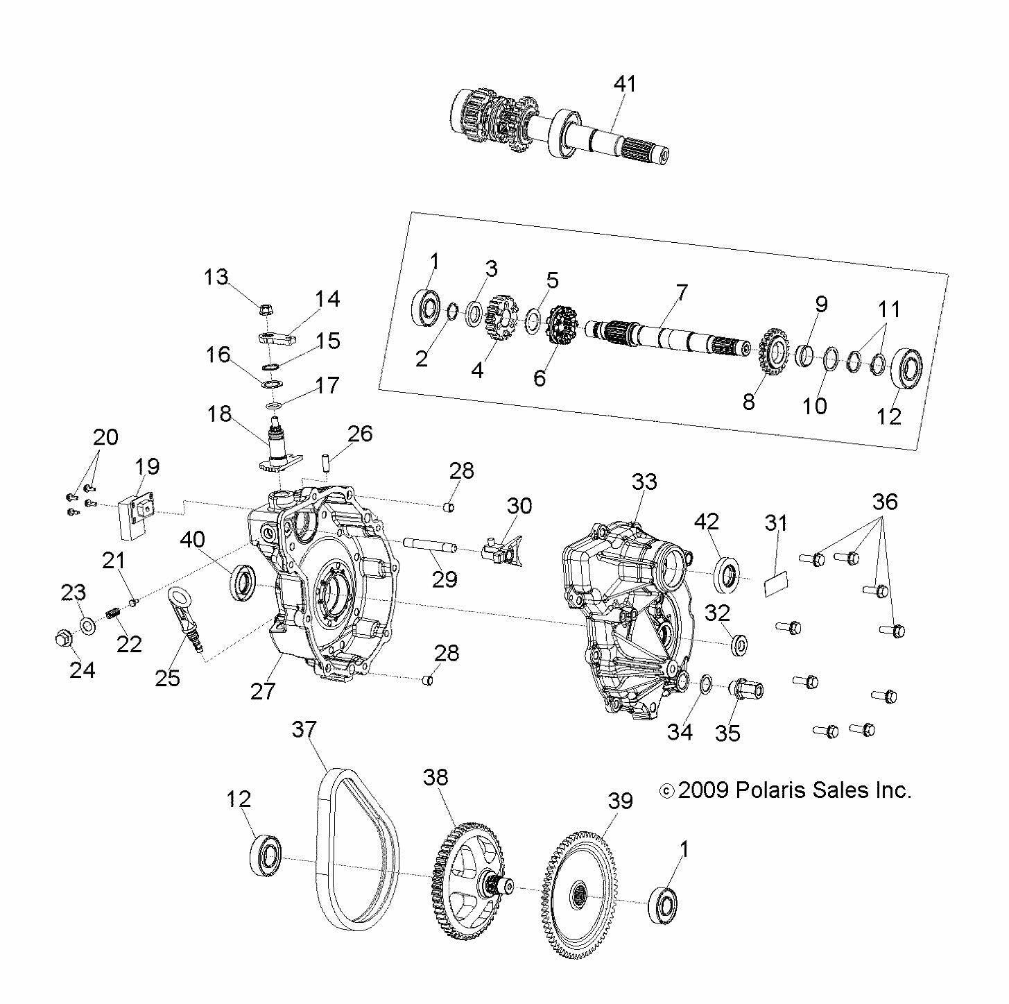 Silent Transmission Chain 3233111 Polaris 94-12 Blazer Scrambler Trail Blazer