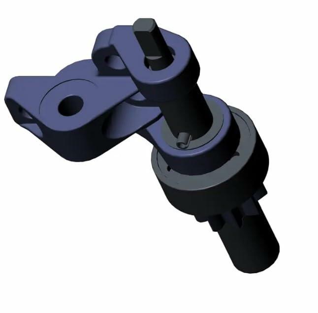 Polaris Snowmobile Pinion and Pinion Bracket Assembly, Genuine OEM Part 1204372, Qty 1