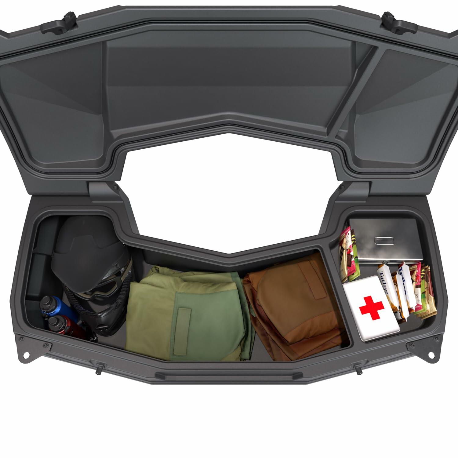 Polaris Lock & Ride Rear Lockable Cargo Storage Box for Sportsman ATV, OEM Part 2890876