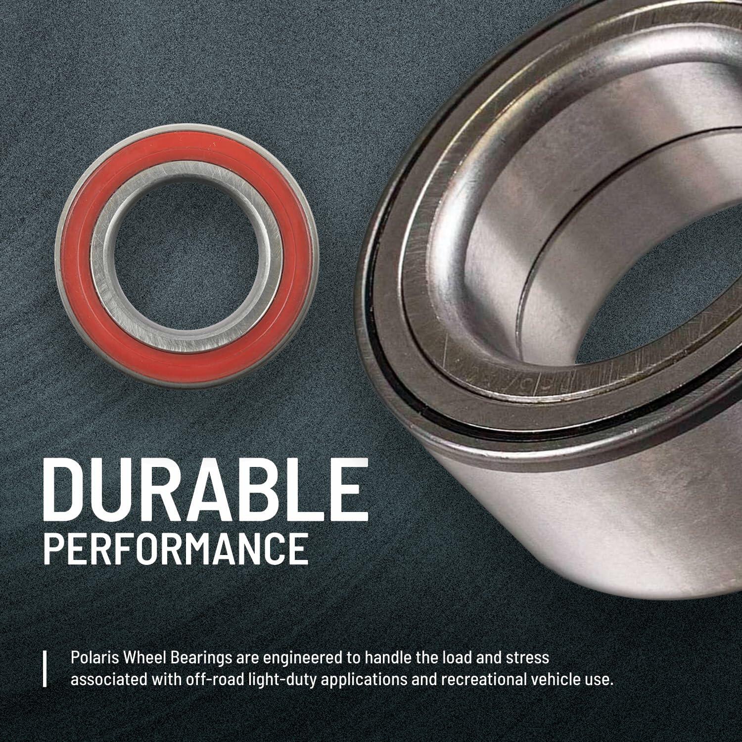 Polaris HD Wheel Bearing Sealed, 40 mm X 74 mm X 40 mm, for Specific Ranger 1000, XP 1000, RZR 800, 570, Sportsman 570, 450, 500 HO Models and More, Triple Layered Seal, OEM Part, Qty 1-3515087