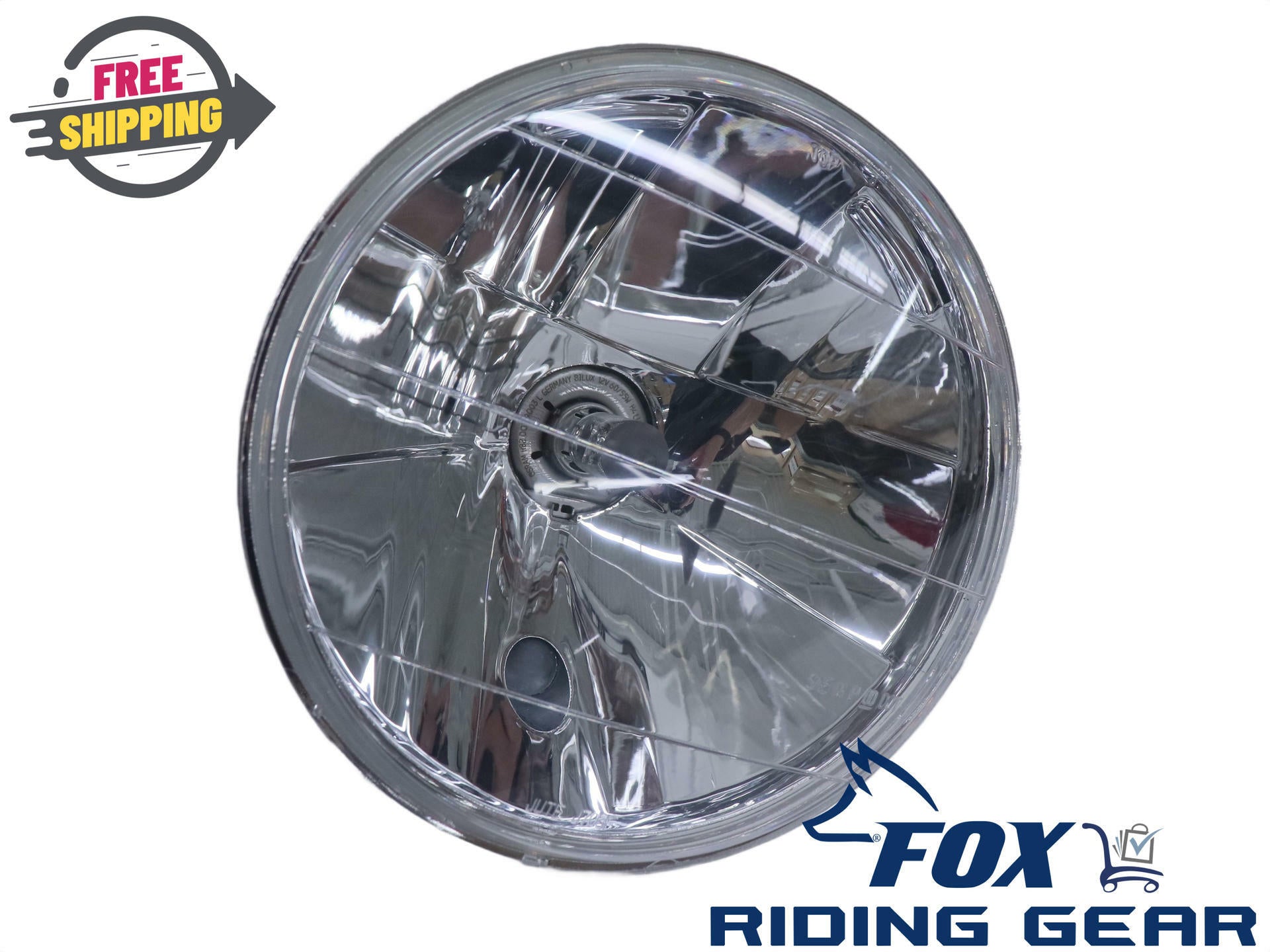 NOS OEM Indian Dual Halogen Headlight Assy 7" Chief Classic Dark Horse - 2412821