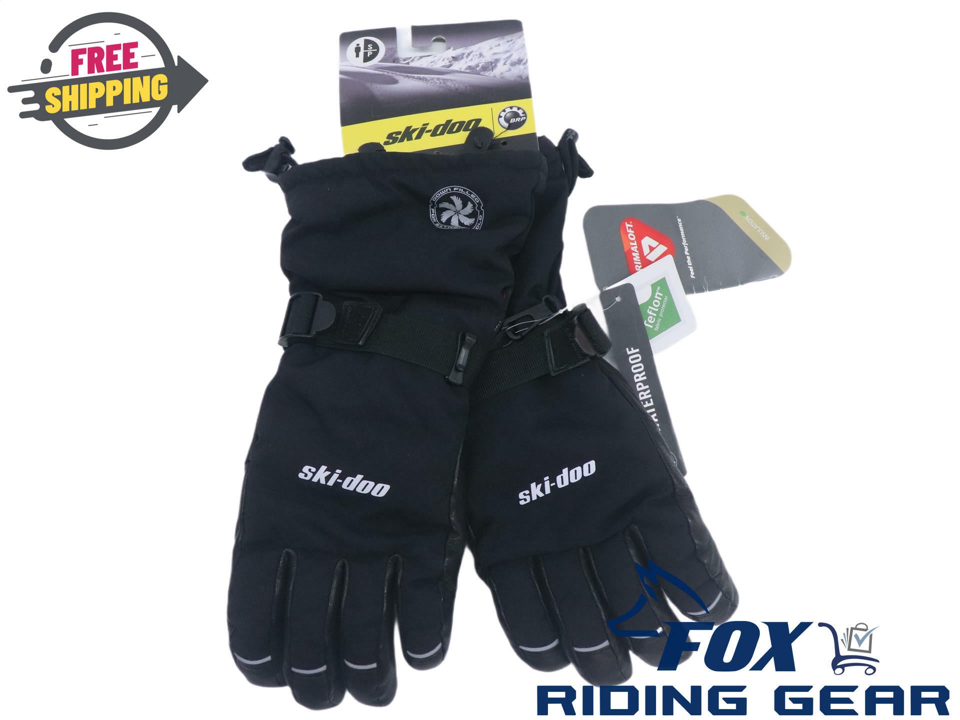 Ski-Doo Absolute 0 Waterproof Winter Gloves Mens Small 4462820490 Snowmobile