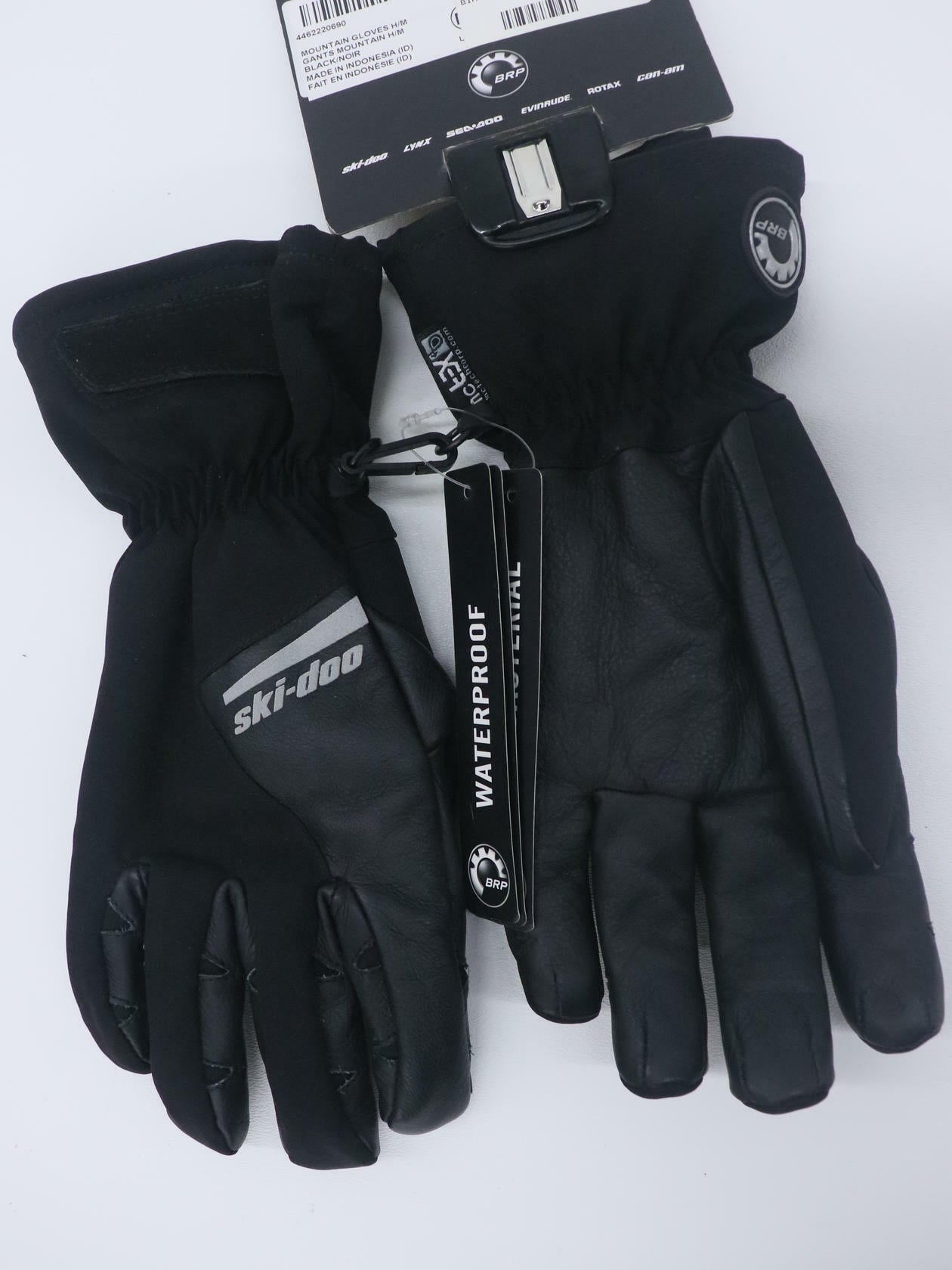 Ski-Doo Men's Mountain Waterproof Snowmobile Gloves Medium M 4462220690