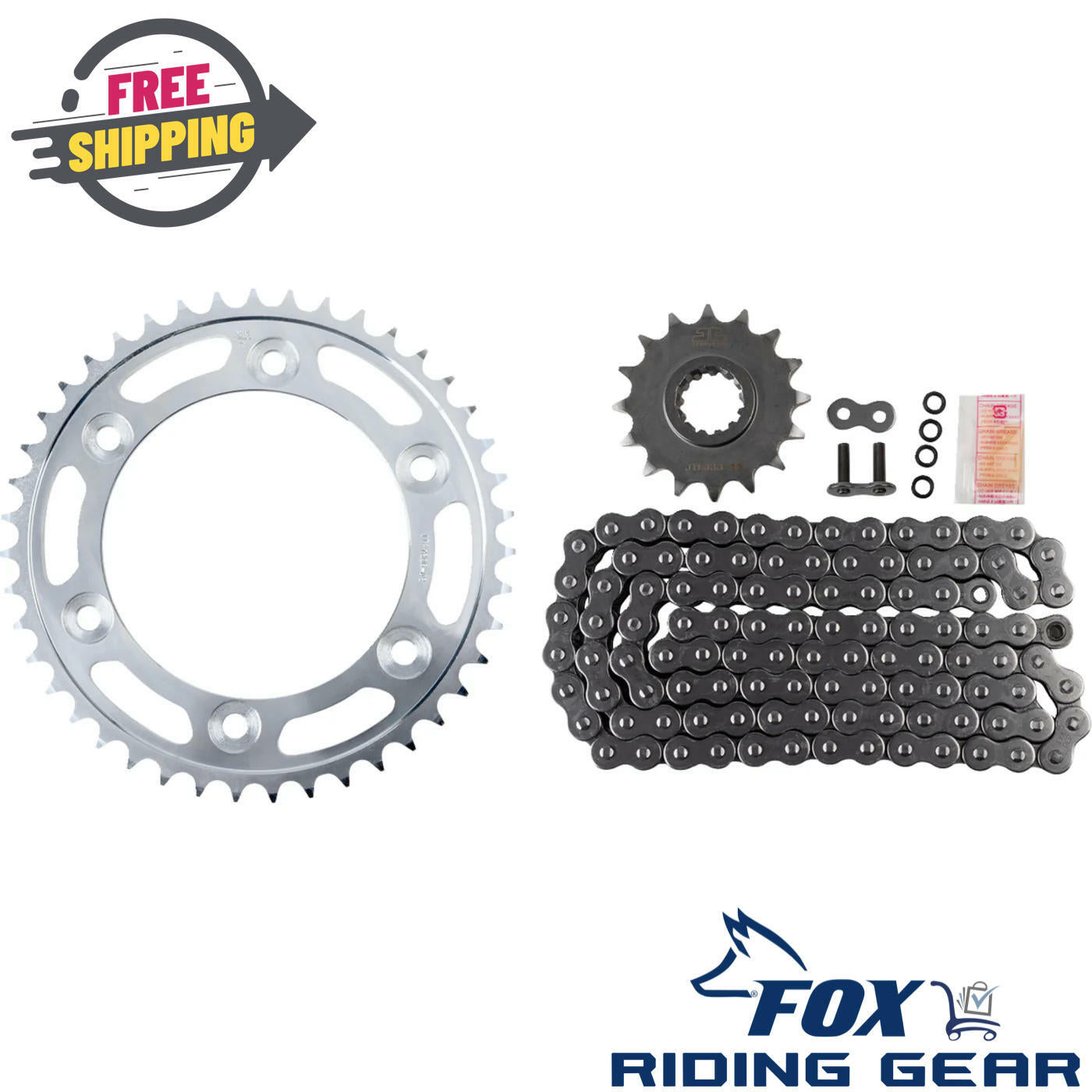 D.I.D 530VX Chain and 16/43T Sprocket Kit - 00-03 CBR929RR CBR954RR - 1230-0347