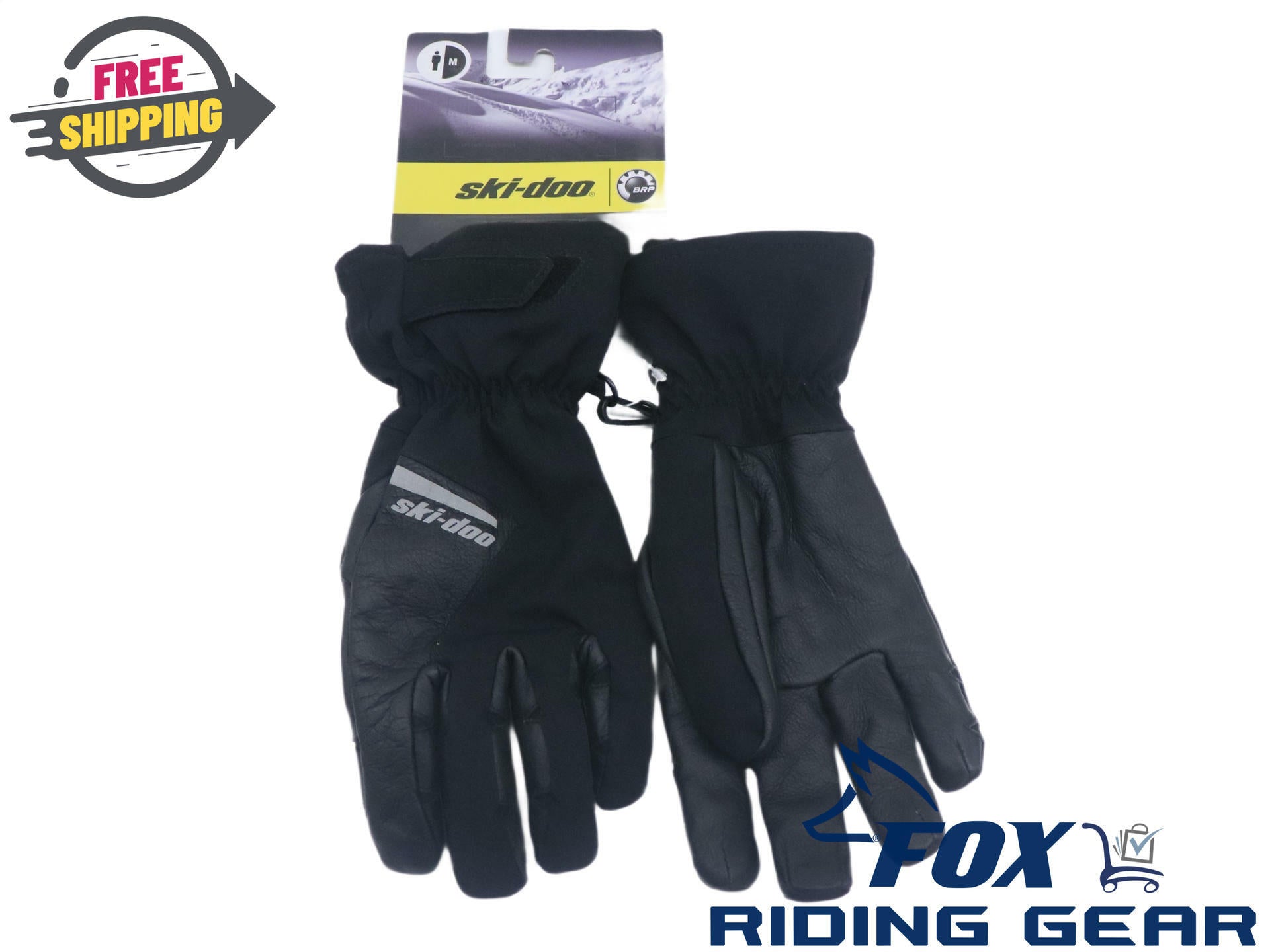 Ski-Doo Men's Mountain Waterproof Snowmobile Gloves Medium M 4462220690