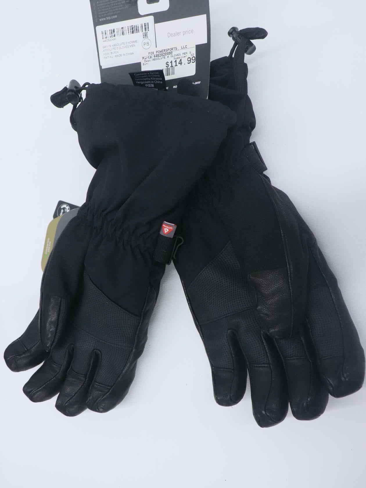 Ski-Doo Absolute 0 Waterproof Winter Gloves Mens Small 4462820490 Snowmobile