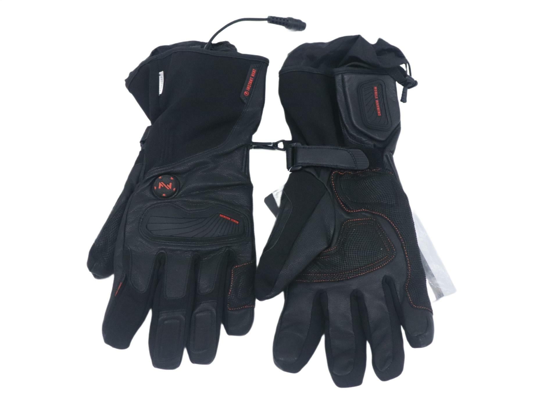 Mobile Warming Barra Leather Electric Heated Glove BLACK - MENS XL - MWG16M05-XL