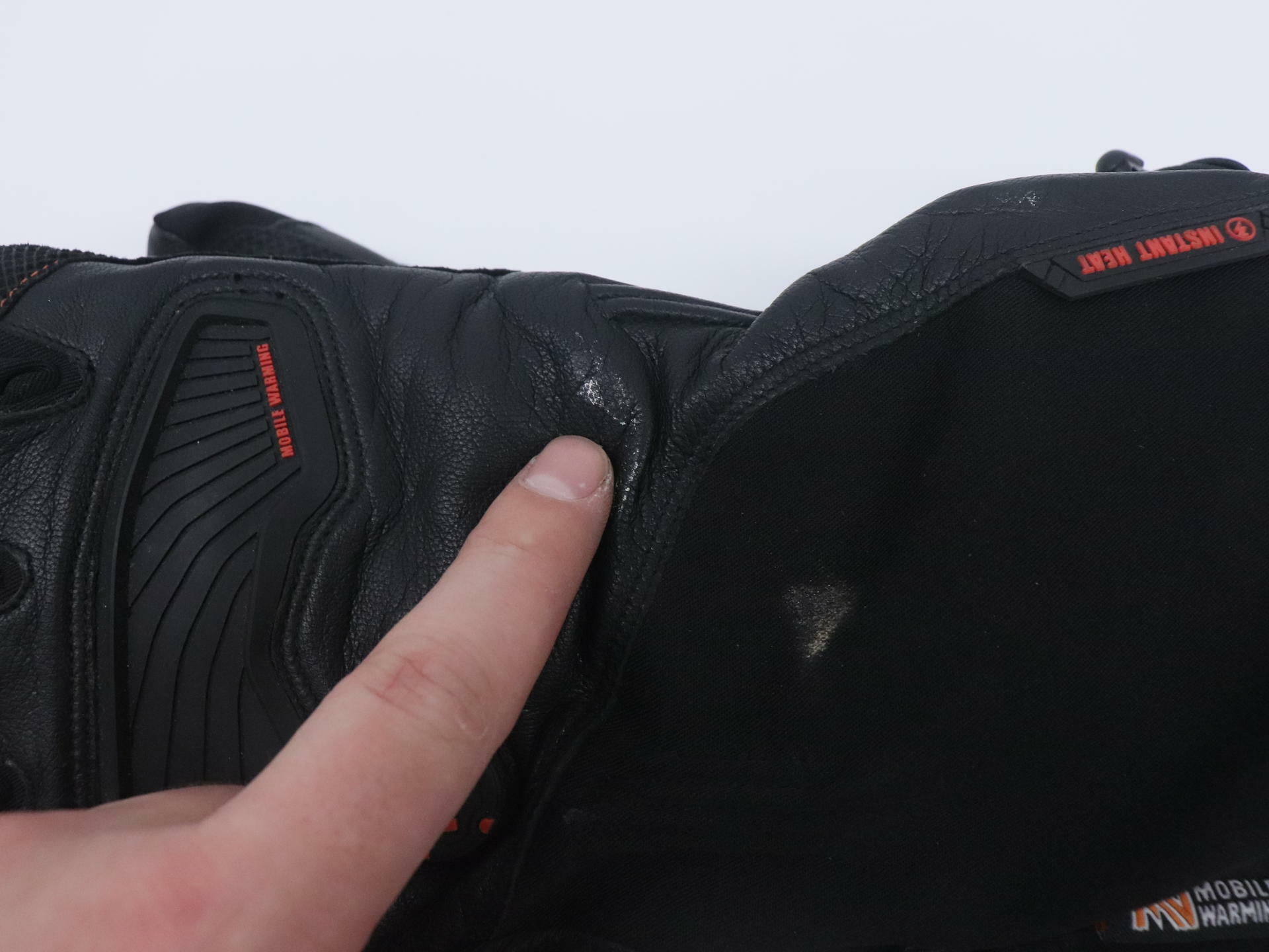 Mobile Warming Barra Leather Electric Heated Glove Mens XL Black MWG16M05-XL-BLK