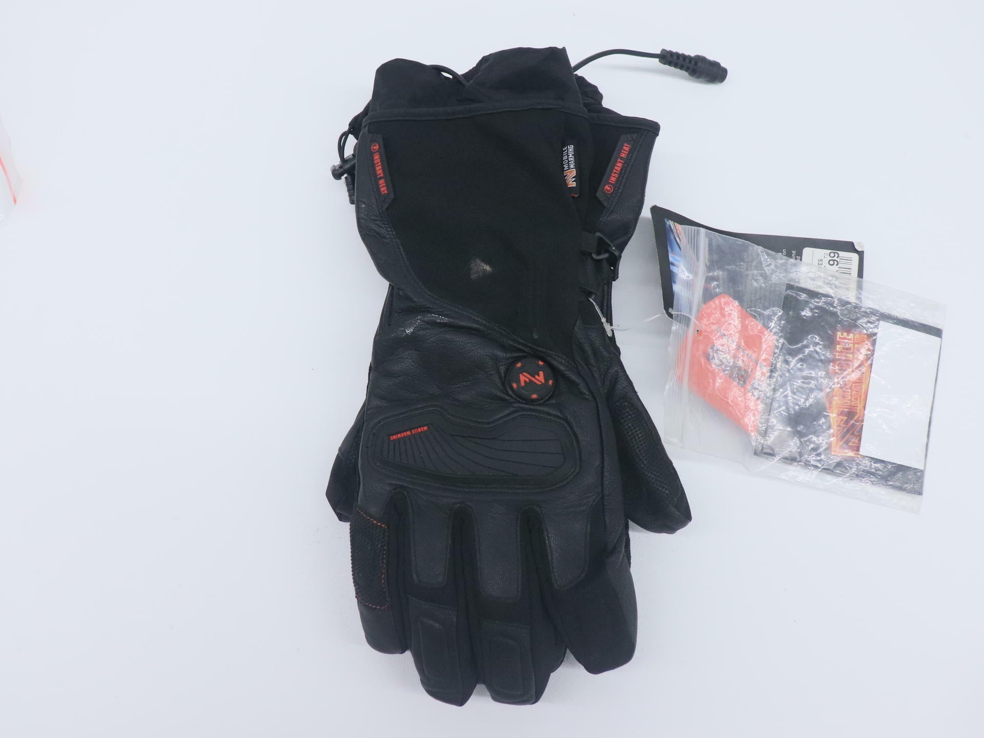 Mobile Warming Barra Leather Electric Heated Glove BLACK - MENS XL - MWG16M05-XL