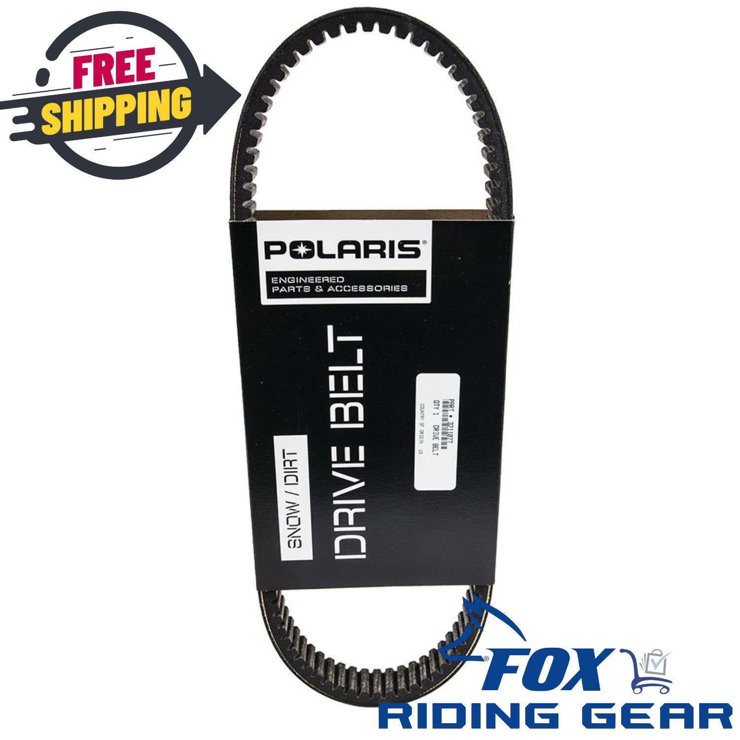 Polaris Drive Belt 335 Ranger Sportsman 500 450 425 400 350 - 3211077 - Open Box