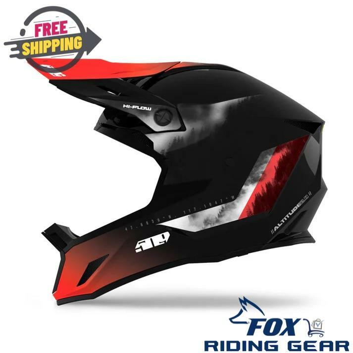509 Altitude 2.0 Offroad Helmet Motocross ATV - Red Mist - ADULT 2XL - F01012100