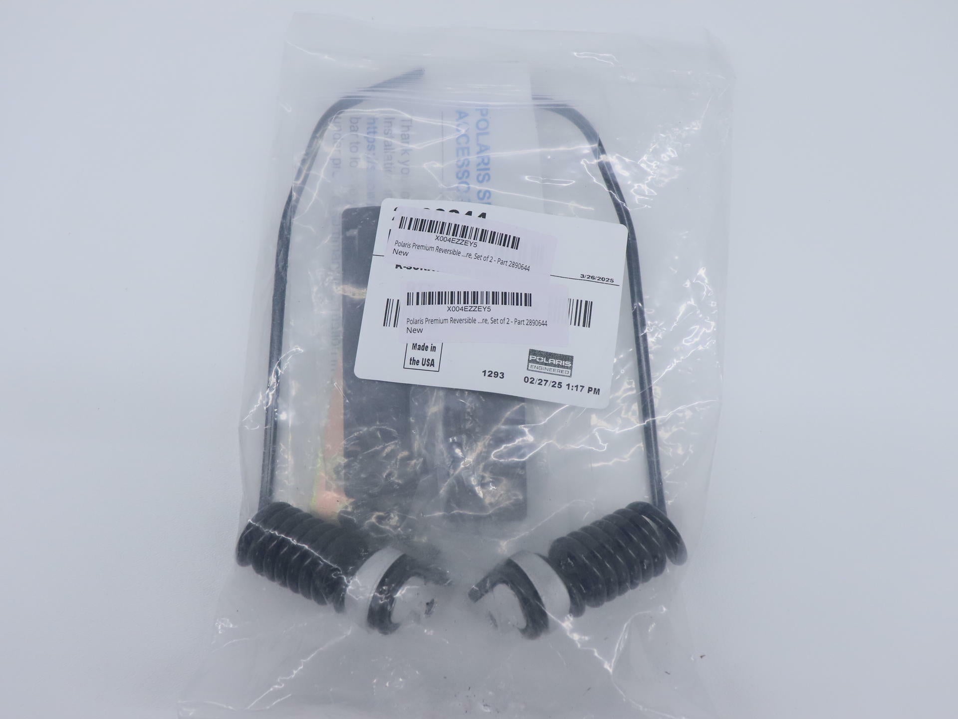 Polaris 2890644 Premium Reversible Ice Scratchers Single Coil Design Genuine OEM - Open Box