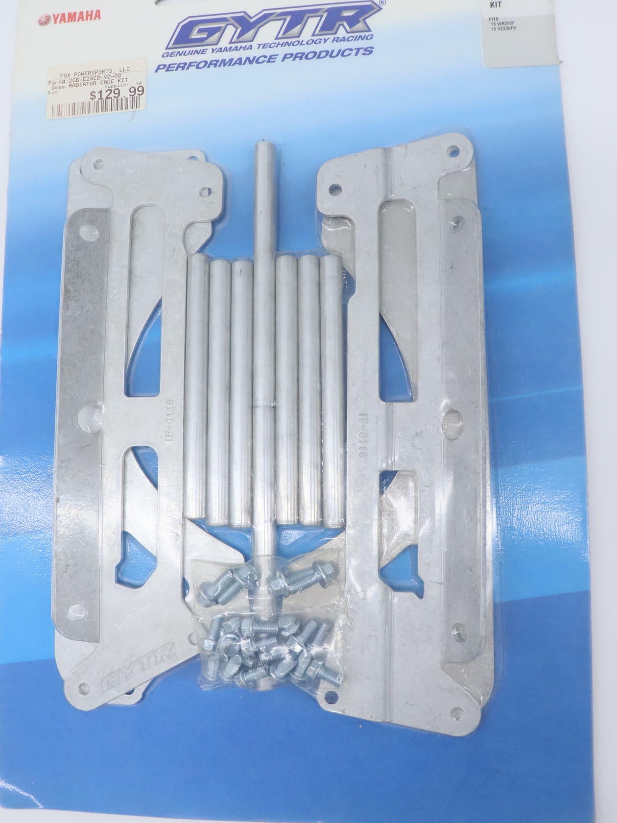 Yamaha GYTR Radiator Cage Guard Kit WR250F YZ250FX OEM 2GB-E24C0-V0-00