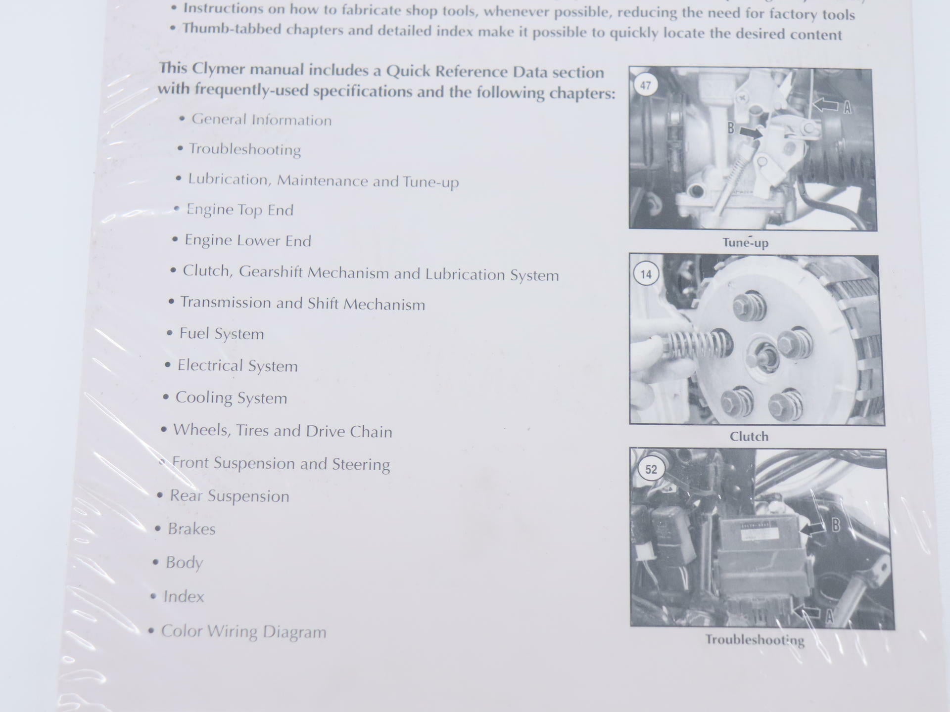 Clymer Repair Manual Kawasaki KLR650 2008-2013 Motorcycle - M240-2