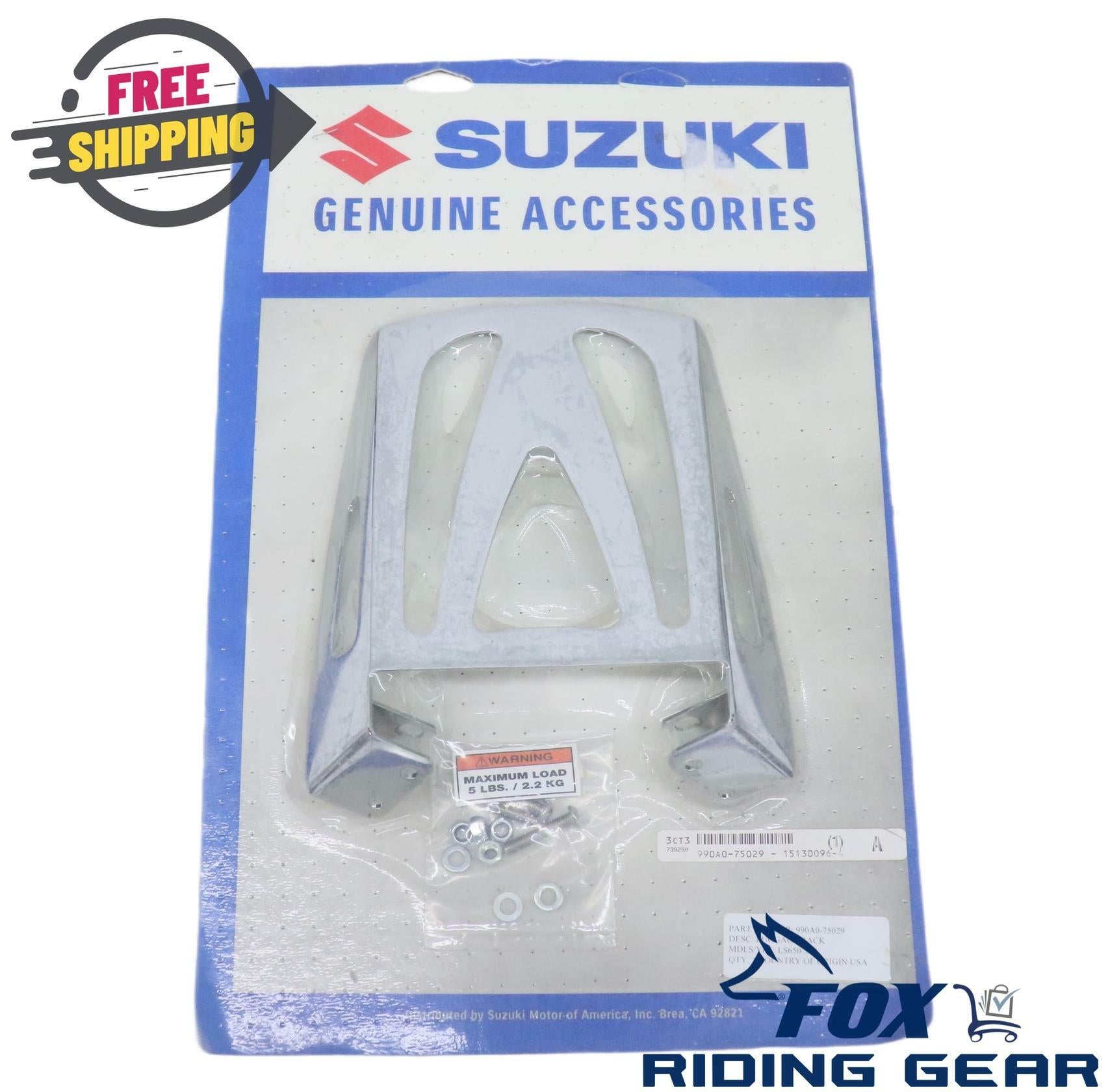 OEM Suzuki Rear Luggage Rack Holder - 05-19 LS650 S40 Boulevard - 990A0-75029
