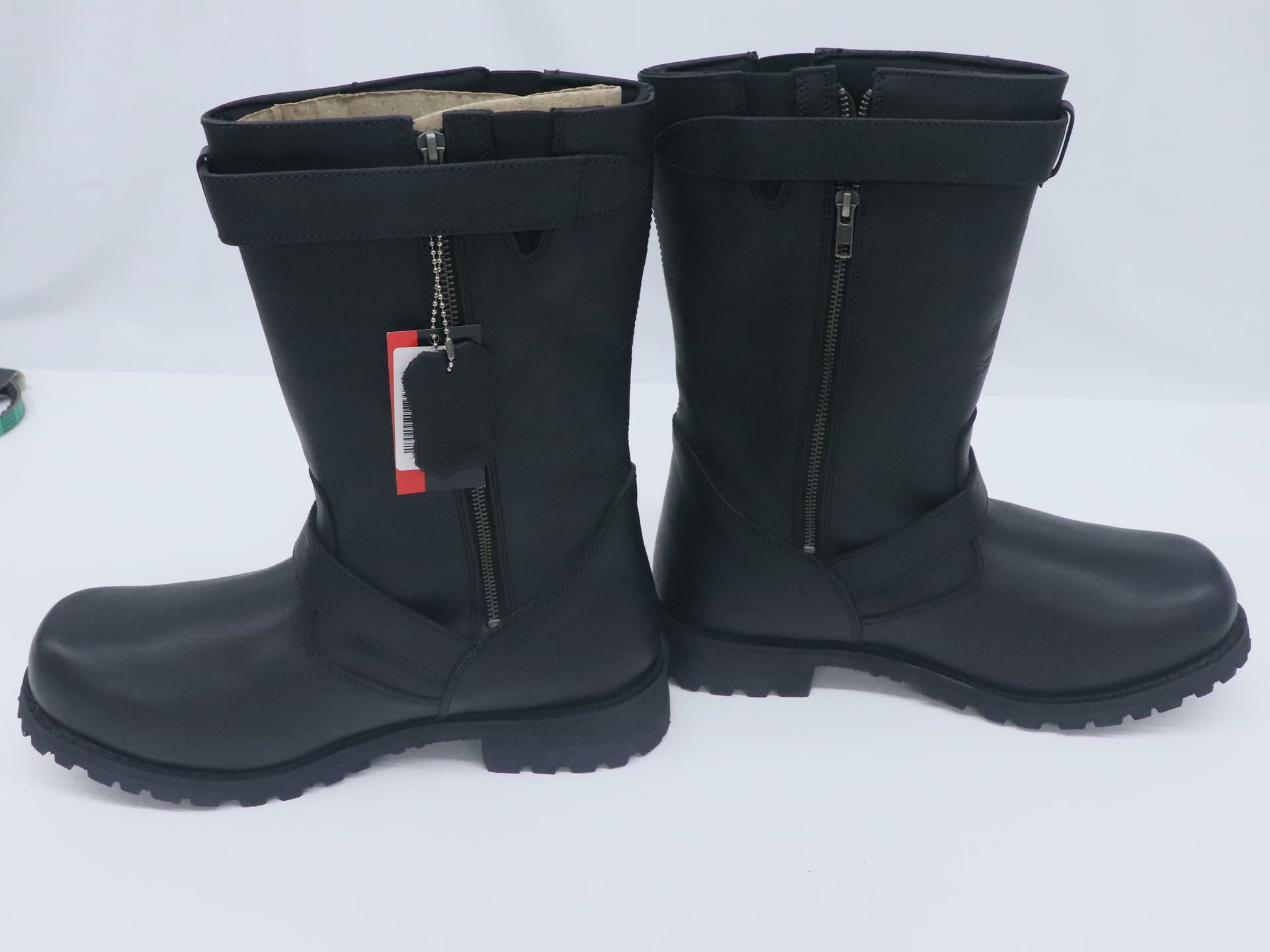 Milwauke Leather Boot Mens Sz 14 Genuine Leather Motorcycle Riding - MBM9020-14