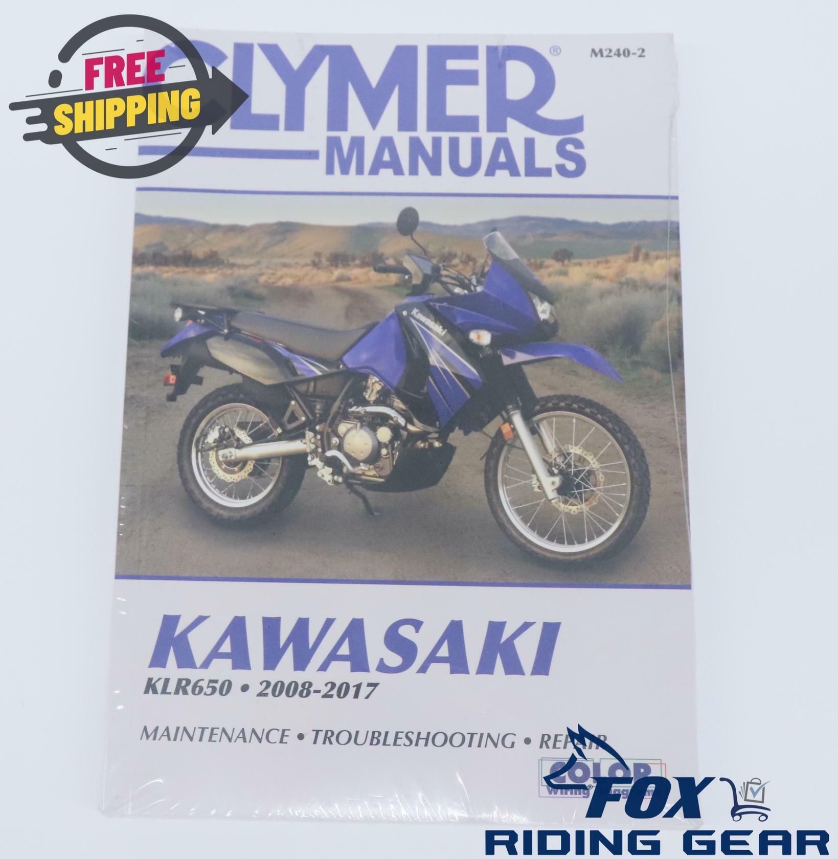 Clymer Kawasaki KLR650 2008-2013 Motorcycle Repair Manual CM2402 Service Shop