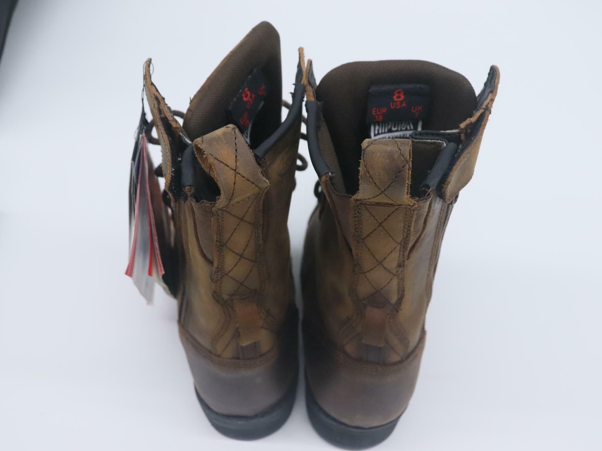 Roland Sands Design Cajon Boot Womens Sz 8 Brown Leather- 521679