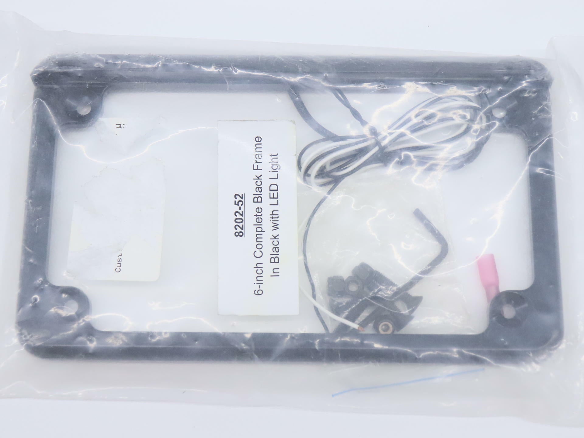 Radantz Universal License Plate Frame Bracket w/ LED Light 6 inch - 8202-52