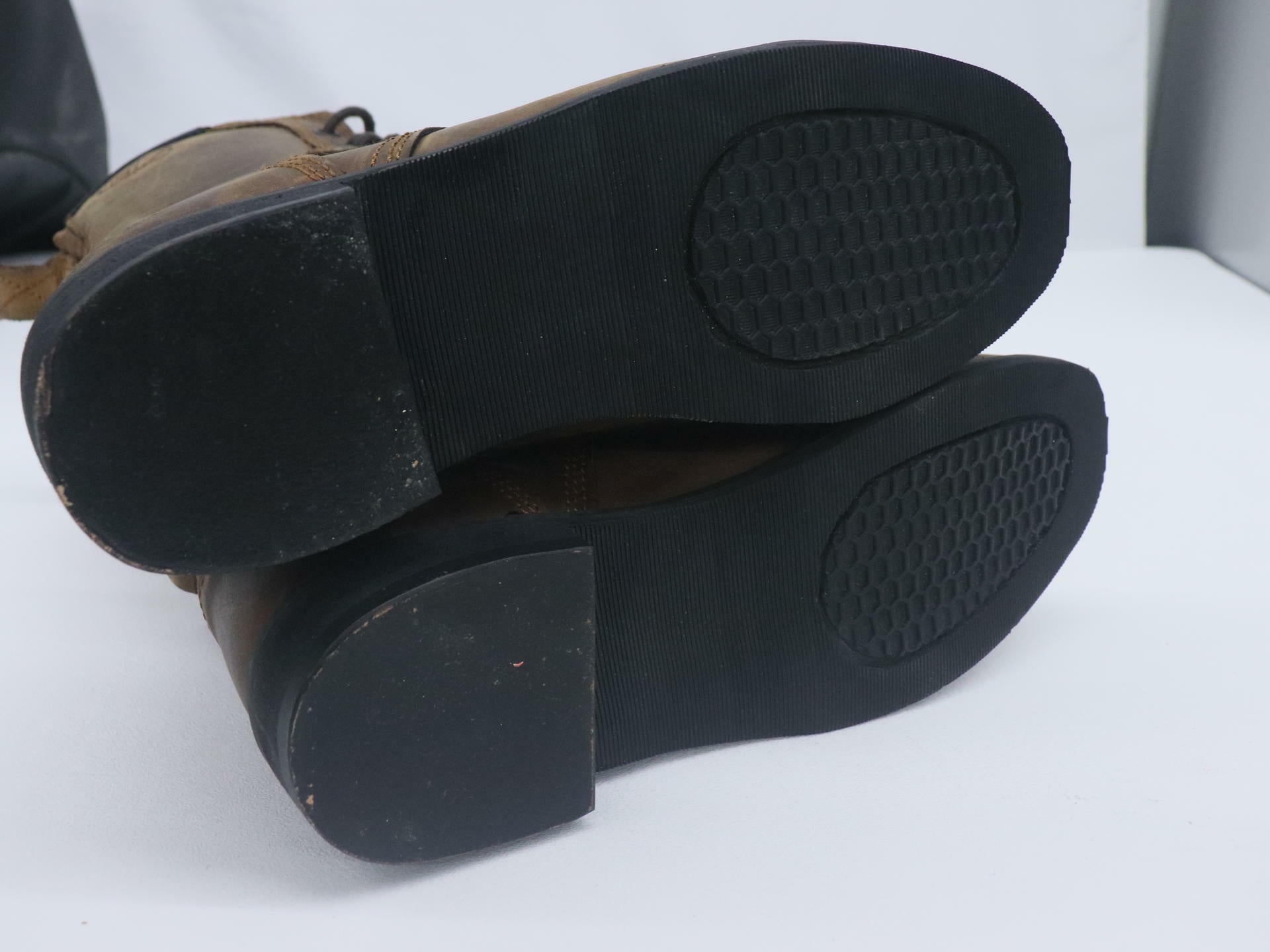 Roland Sands Design Cajon Boot Womens Sz 9 Brown Leather- 521681