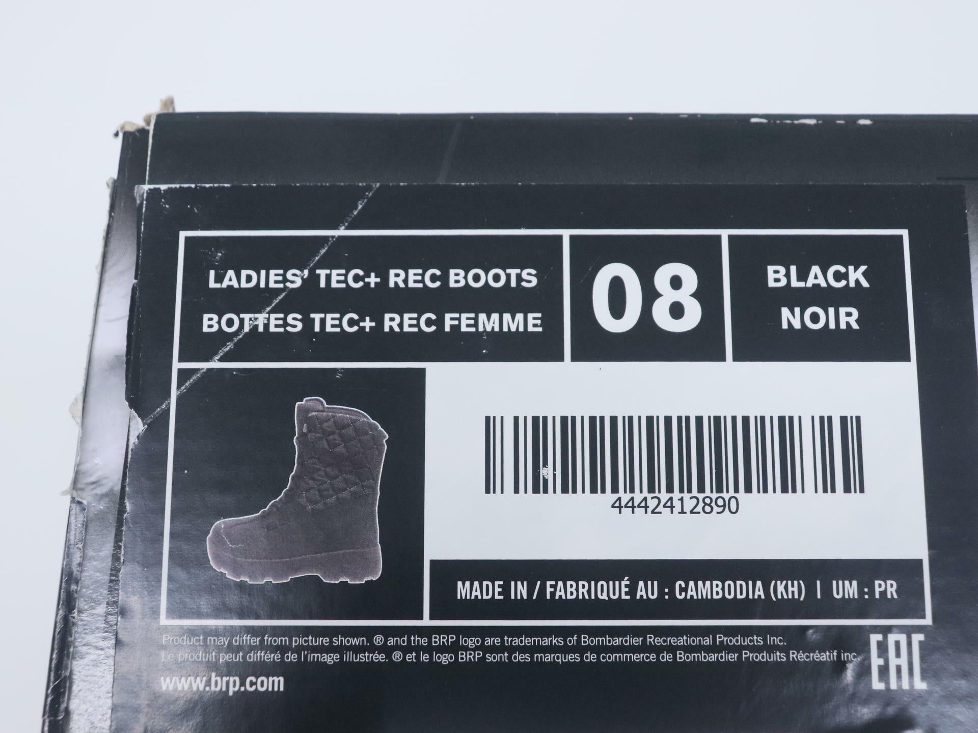 Ski-Doo BRP Snowmobile Ladies TEC+ REC Boots Boot - Women US sz8- 4442412890