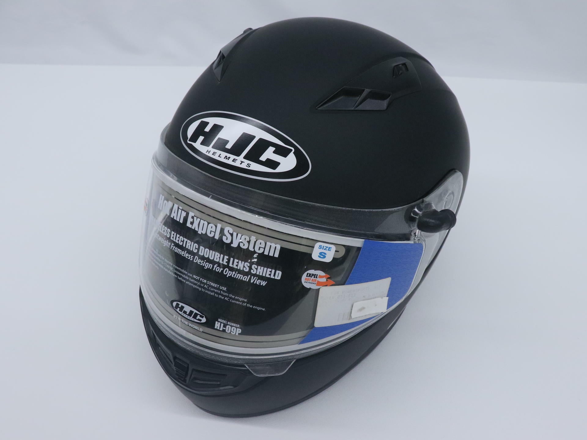 HJC CS-R3 Electric Snowmobile Helmet Matte Black Adult Small 031-612