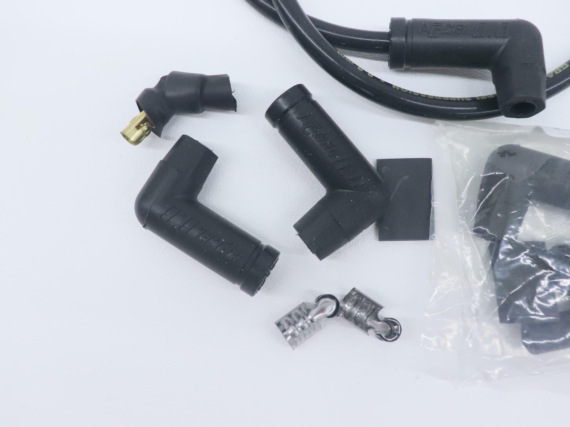 Accel 8.8mm Universal Spark Plug Wire Kit Black 4-Plug DS-242654
