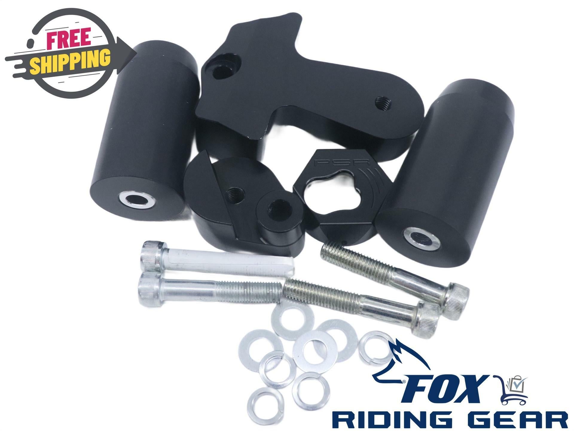 PSR Frame Sliders BLACK No Cut - Yamaha 07-20 R6 YZF-R6 - 750-6070