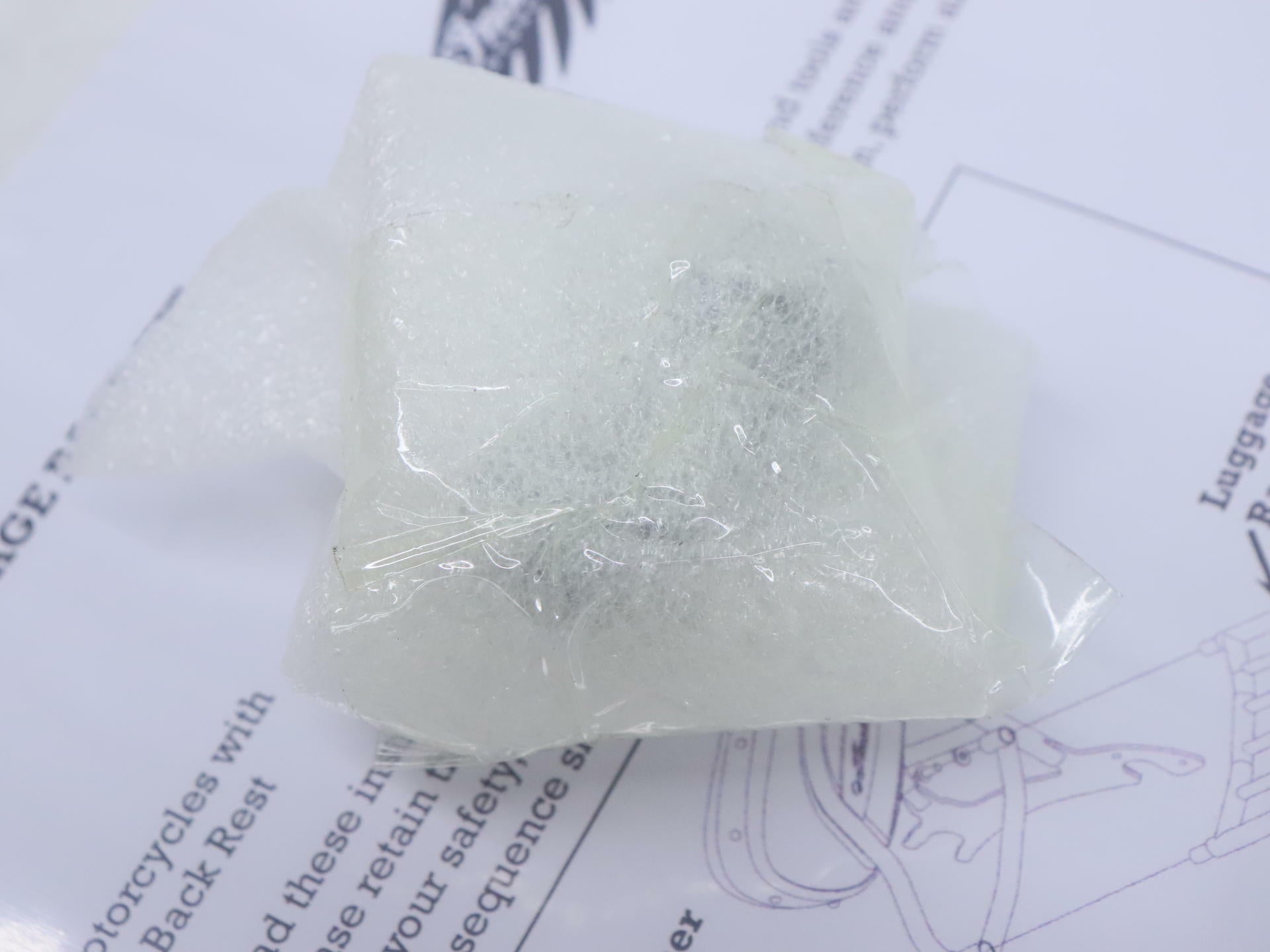 OEM Indian Luggage Rack Holder CHROME - 16-24 Chieftain Dark Horse - 2880955-156