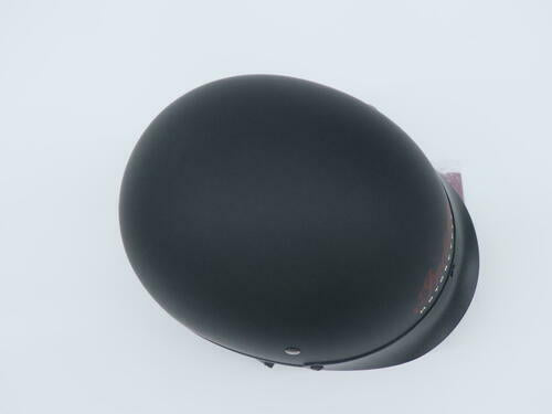 Indian Half Helmet BLACK DOT w/Flip-Down Visor - Adult XL - 286436709