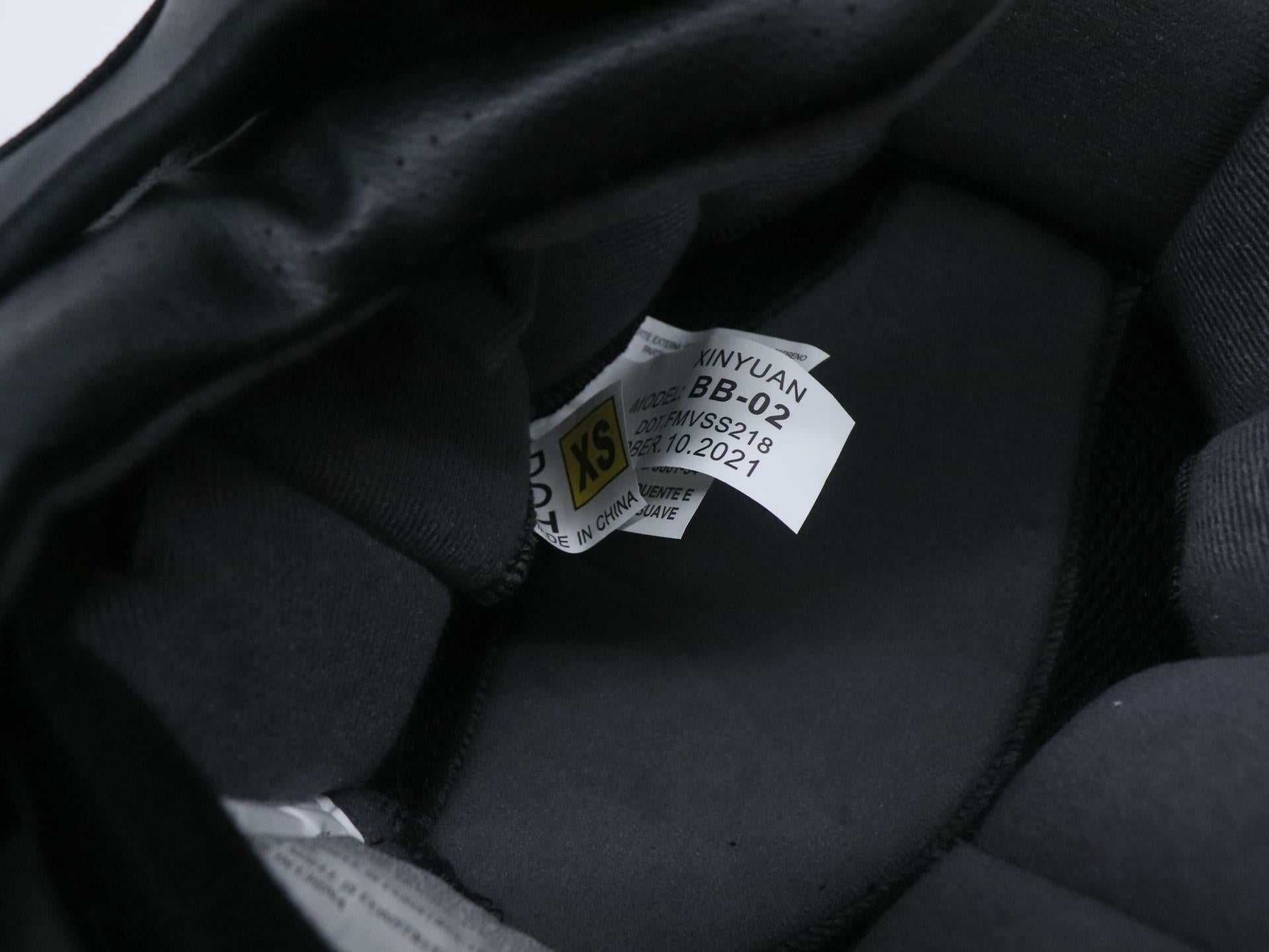 Indian Half Helmet BLACK DOT w/Flip-Down Visor - Adult XS - 286436701