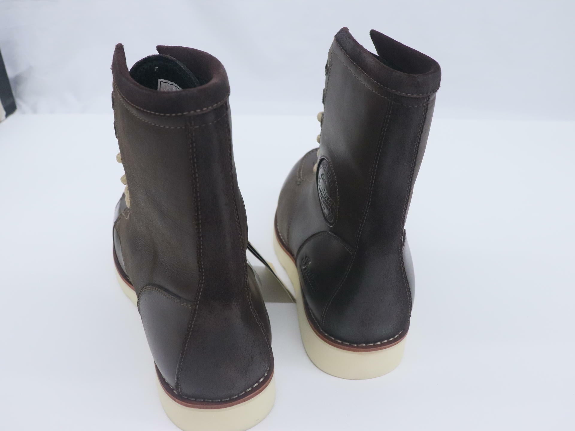 Indian Motorcycle Classic MOC Riding Boots Men's Size 10 Brown Leather 286396310