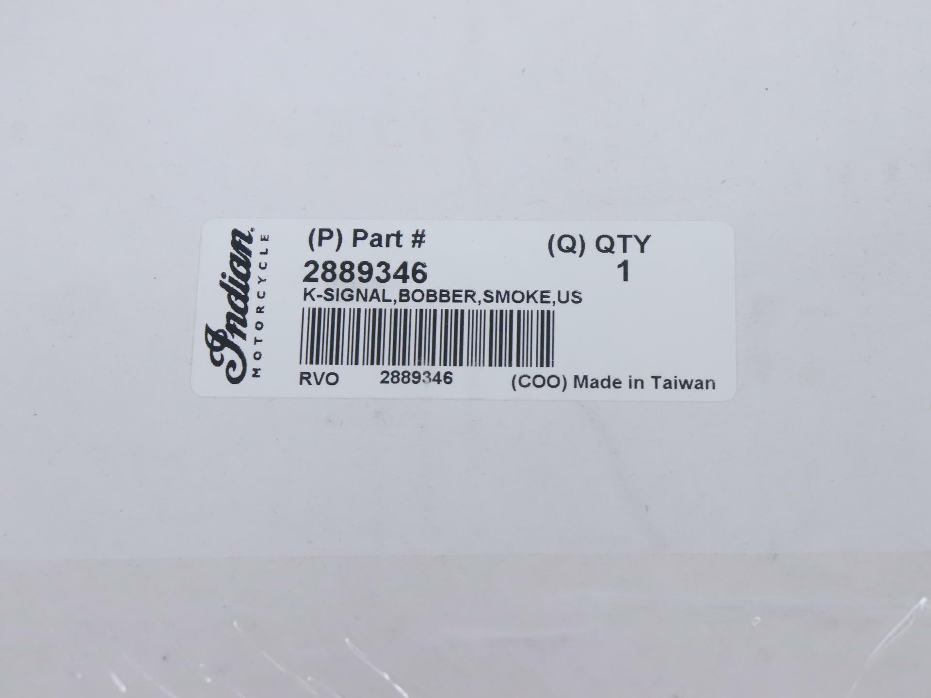 OEM Indian LED Turn Signal Blinker Smoked Front & Rear - 2889346