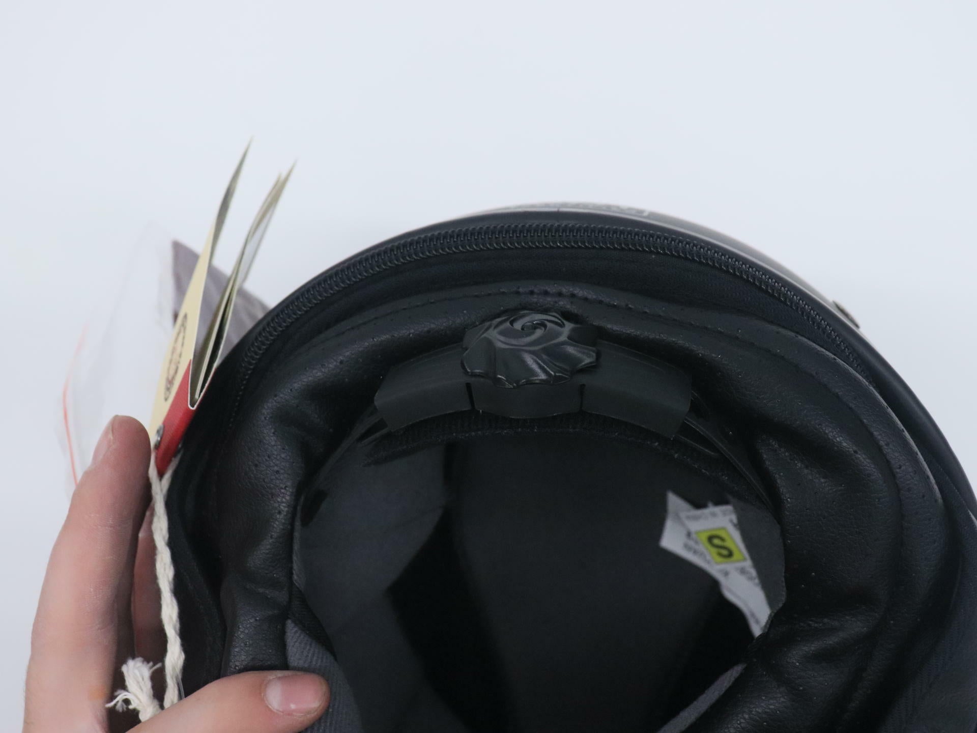 Indian Half Helmet w/Retro Racing Stripe - Adult Small - 286369602