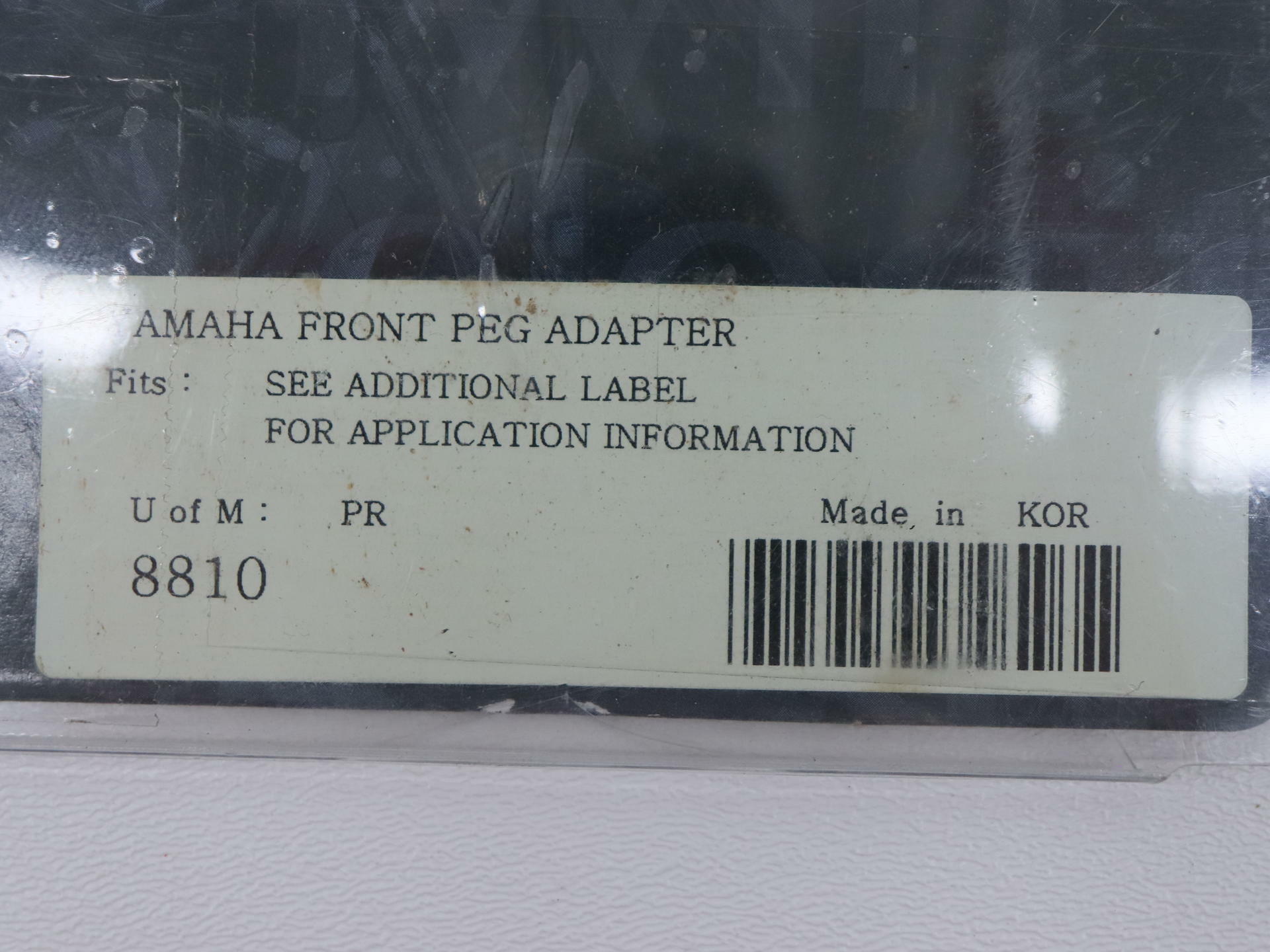 Kuryakyn Tapered FRONT Peg Adapter Mount CHROME - Yamaha V-Max V-Star - 8810