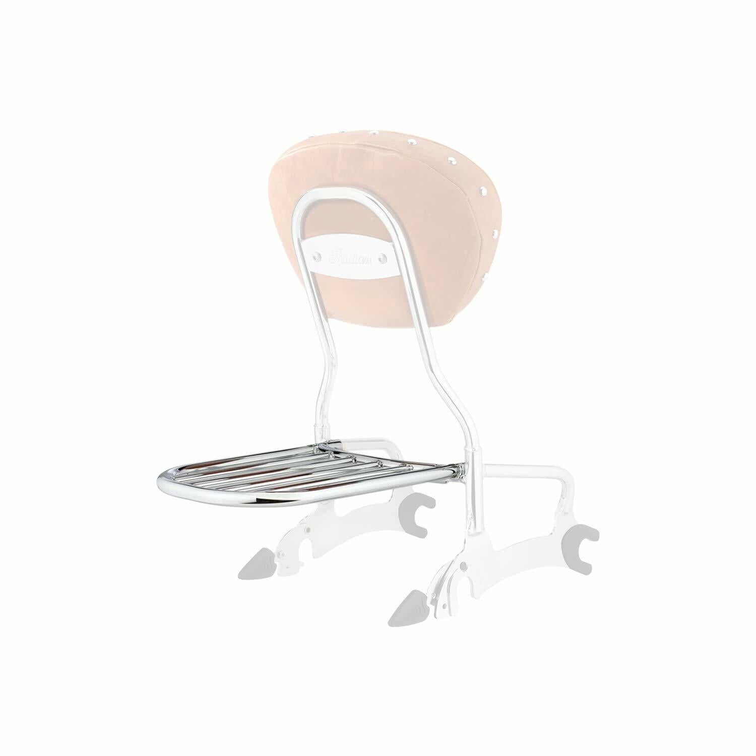 OEM Indian Luggage Rack Holder CHROME - 16-24 Chieftain Dark Horse - 2880955-156