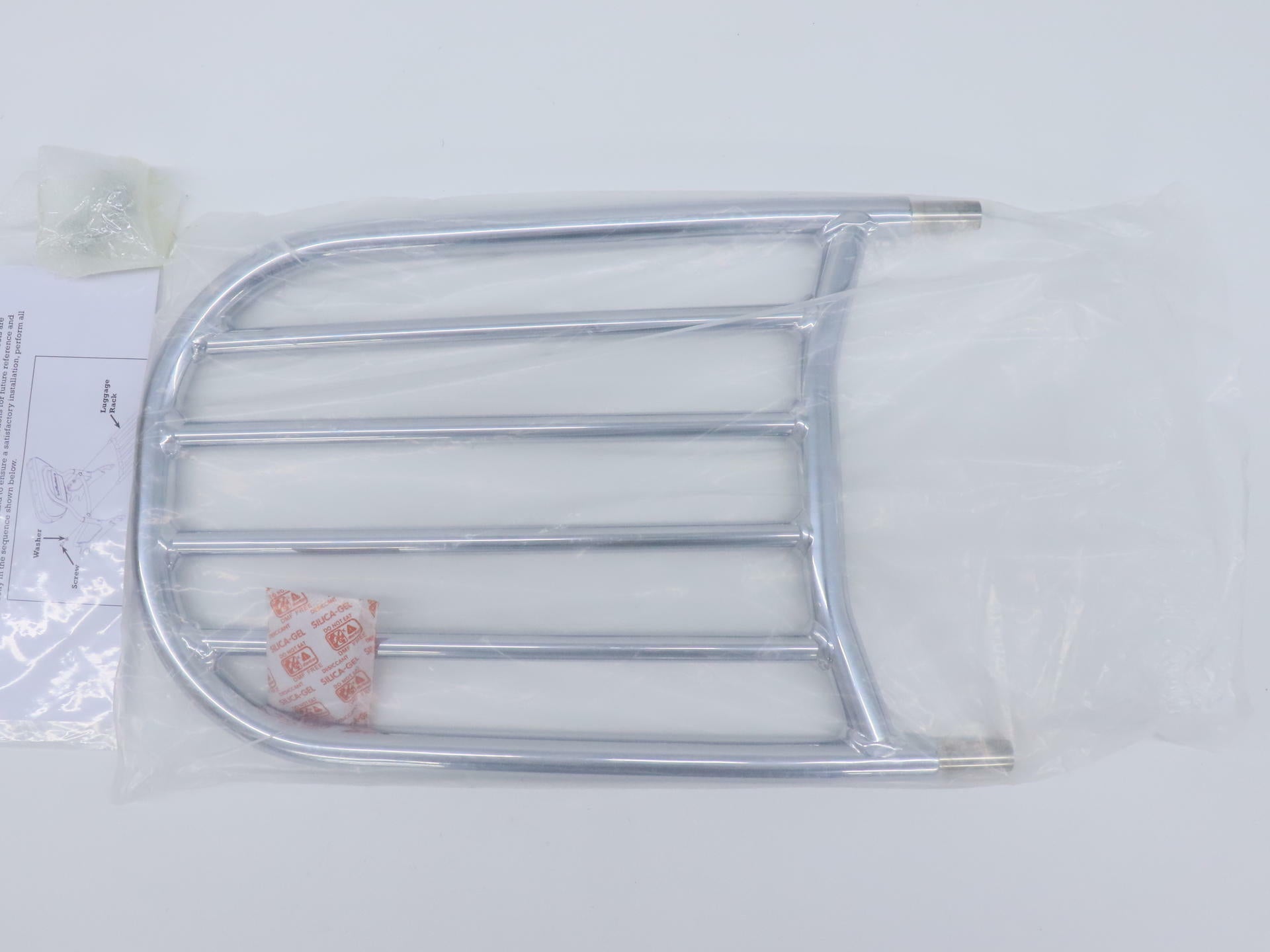 OEM Indian Luggage Rack Holder CHROME - 16-24 Chieftain Dark Horse - 2880955-156