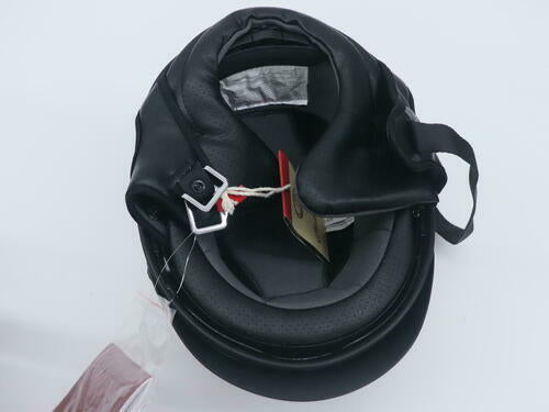 Indian Half Helmet BLACK DOT w/Flip-Down Visor - Adult XL - 286436709