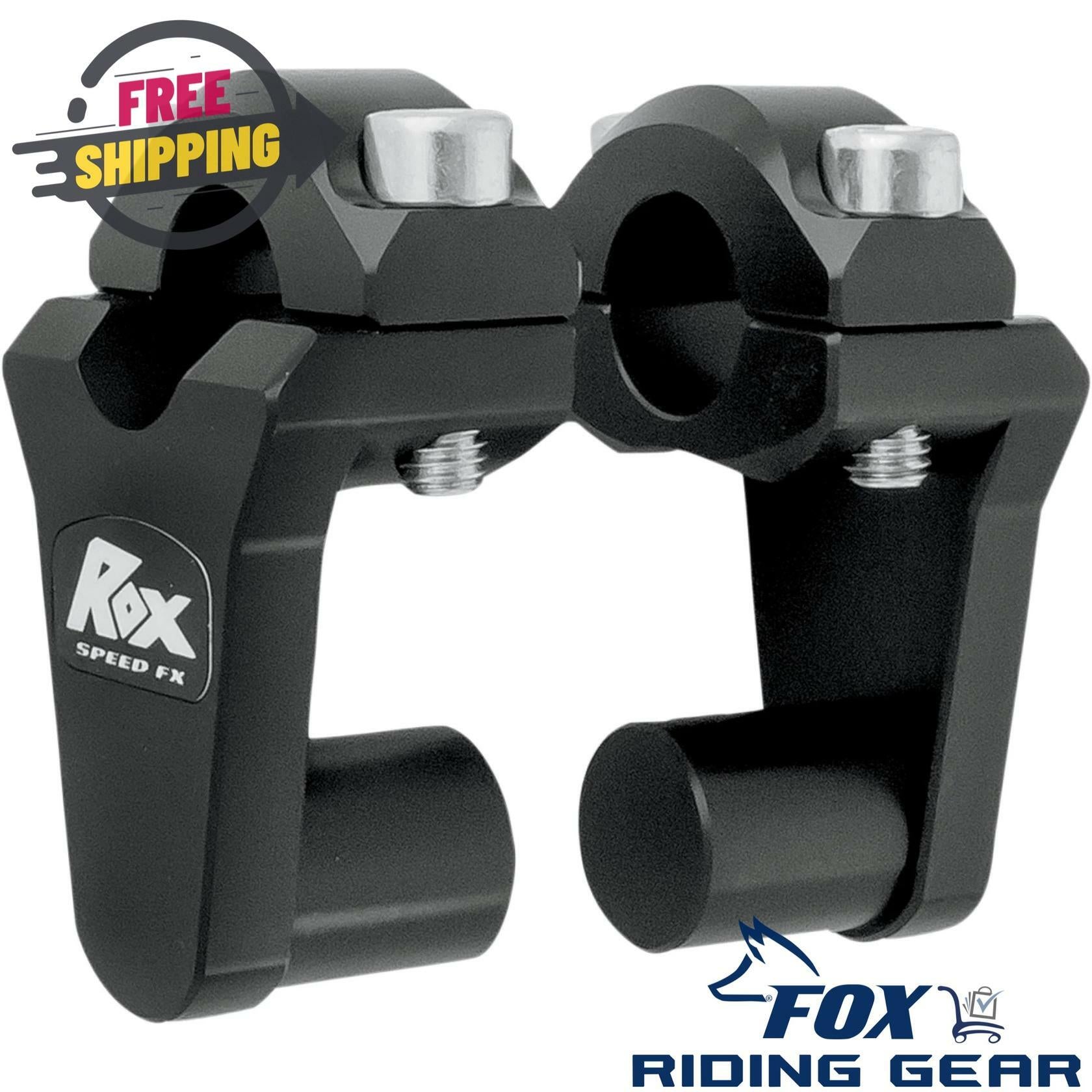 Rox Speed Handlebar Riser 2" Rise Pivoting Bar Clamp 7/8" Stem - 0602-0296