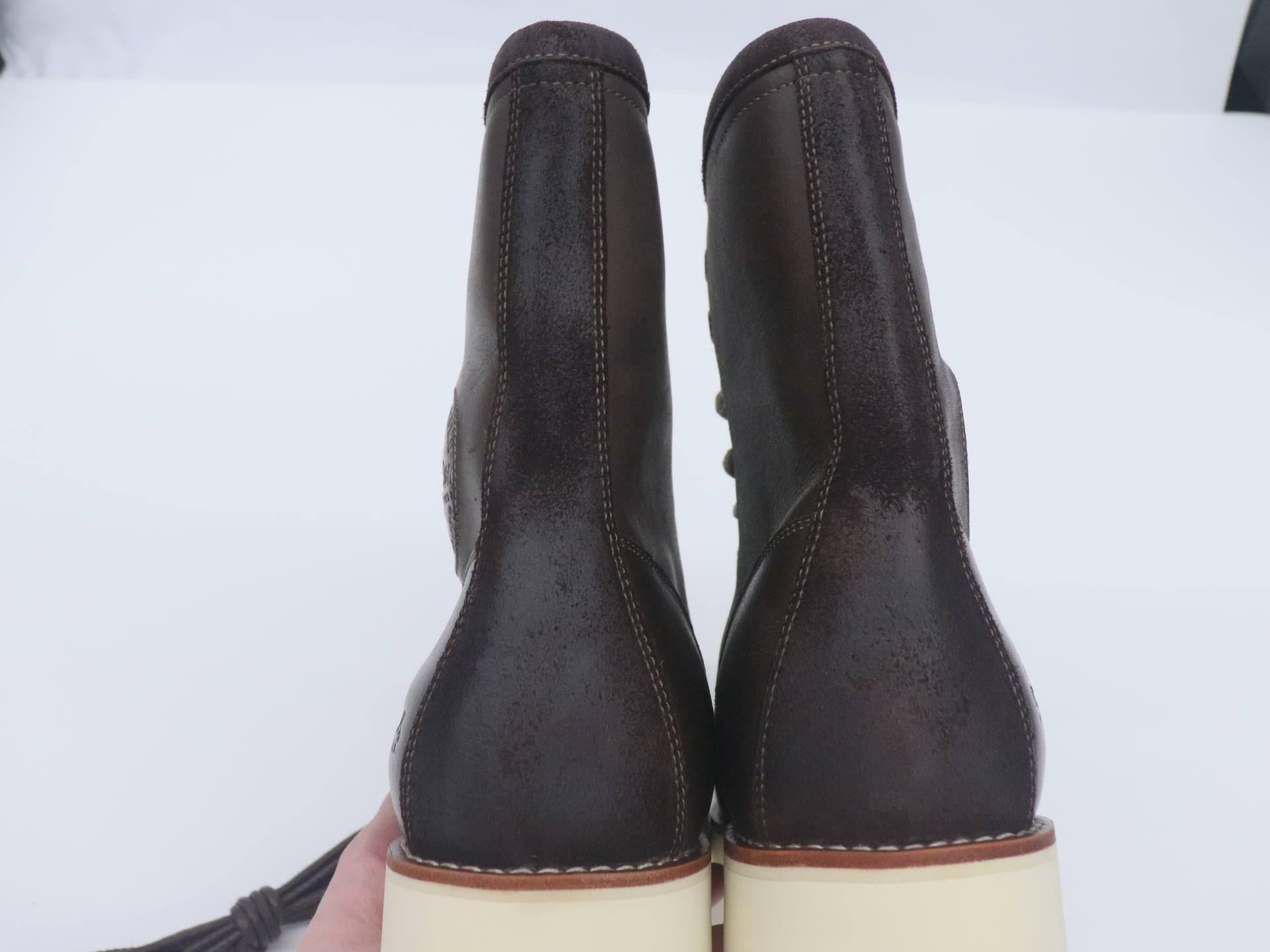 Indian Riding Boots Classic MOC Riding Boot BROWN Leather- MENS sz10 - 286396310