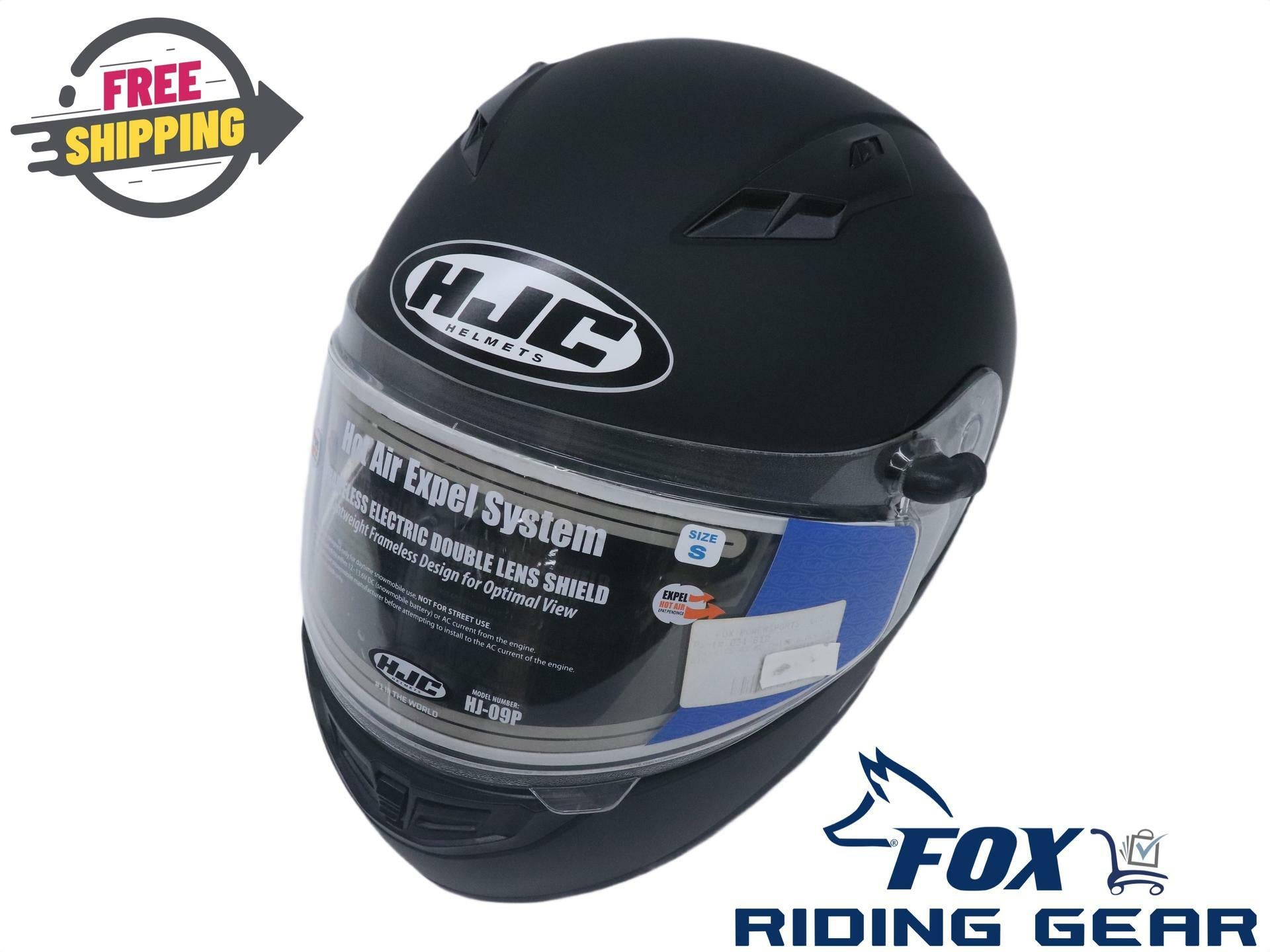 HJC CS-R3 Electric Snowmobile Helmet Matte Black Adult Small 031-612