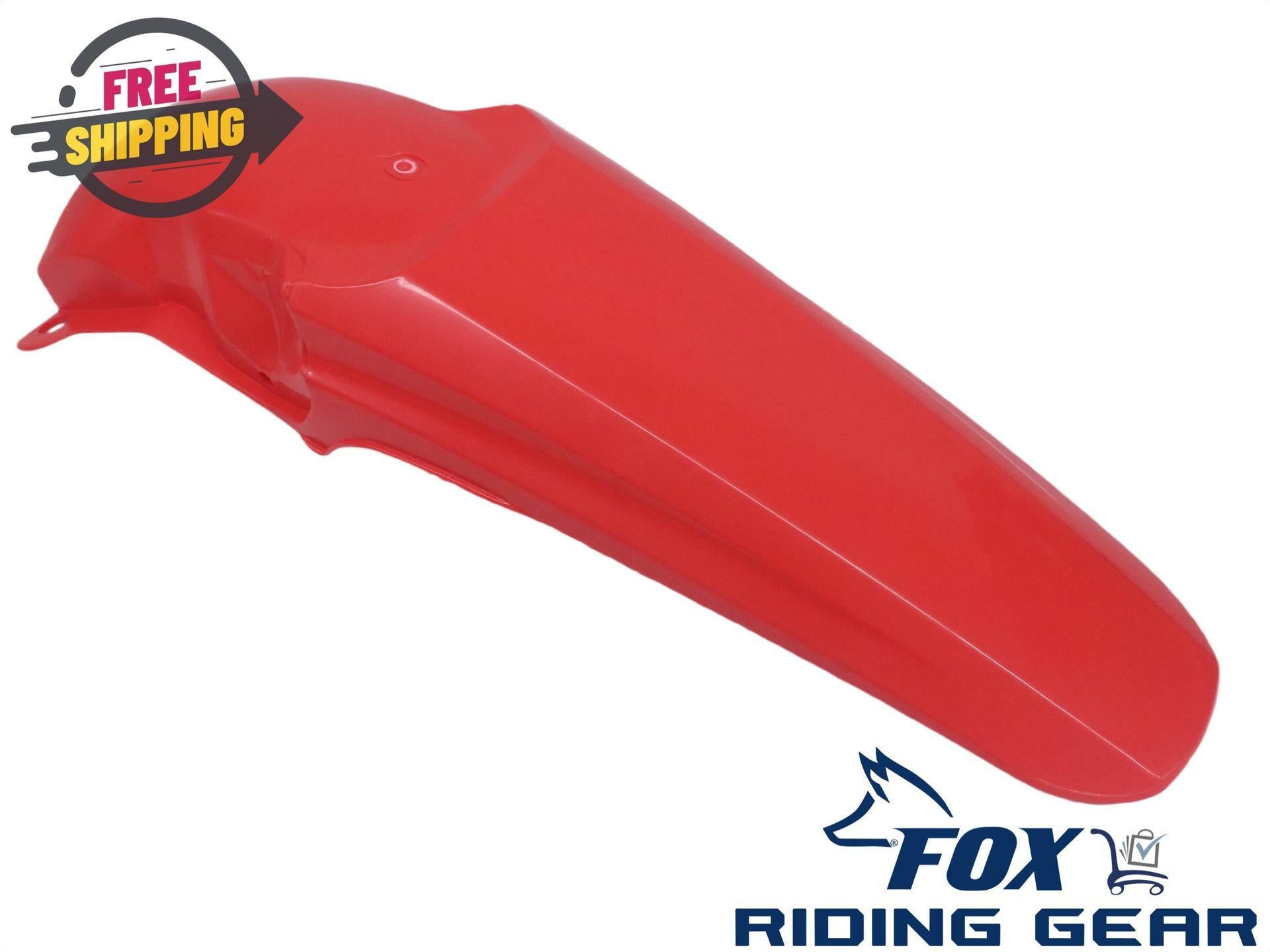 Acerbis REAR Fender Mud Guard RED Honda - 05-08 CRF450R CRF450F - 2071090227