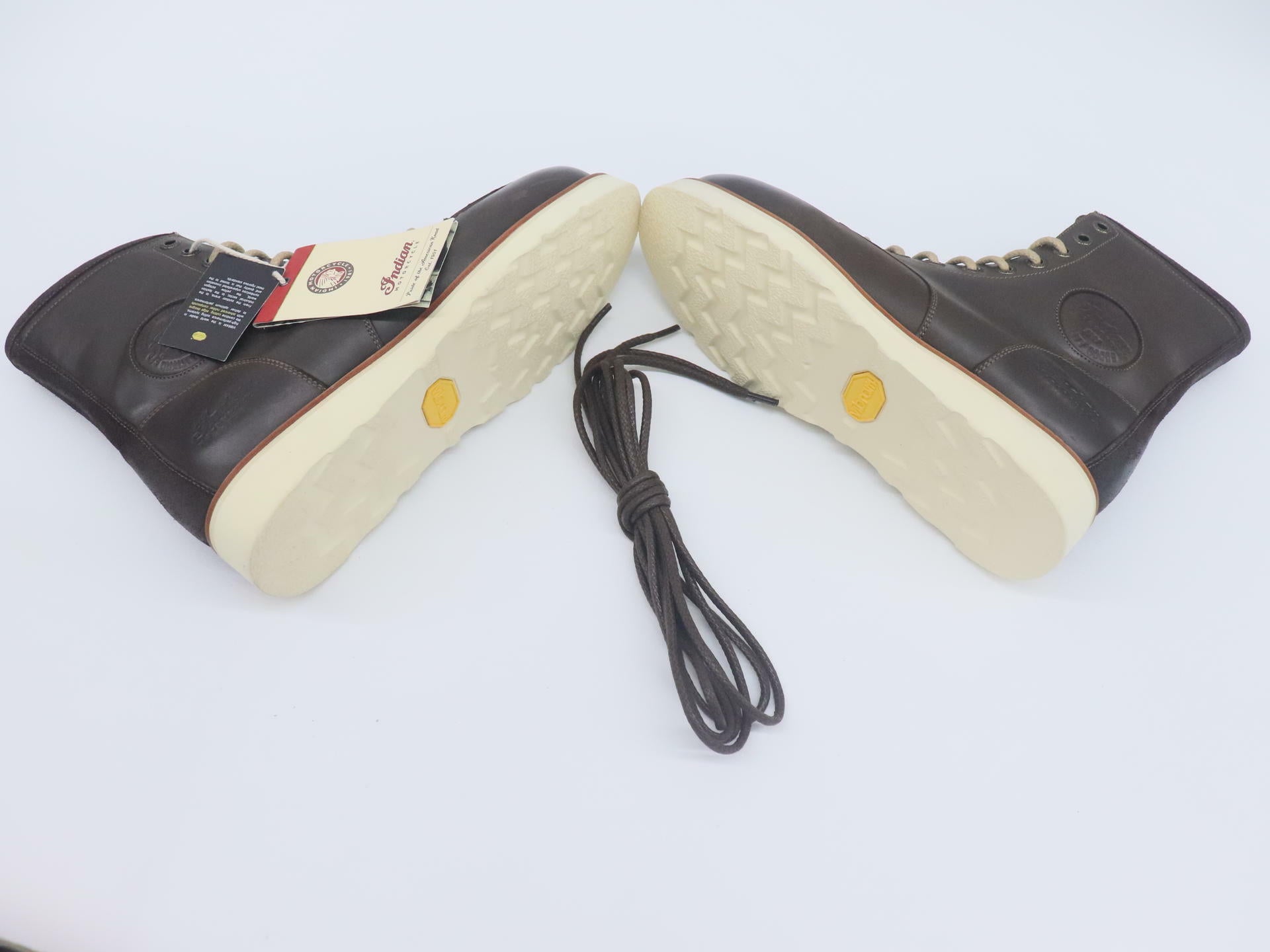 Indian Riding Boots Classic MOC Riding Boot BROWN Leather- MENS sz10 - 286396310