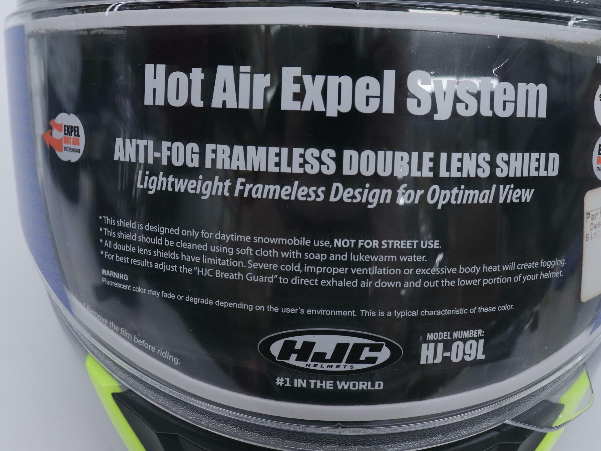 HJC Snowmobile Helmet w/Duel Lens Face Shield - ADULT MEDIUM - CS-R3 155-243