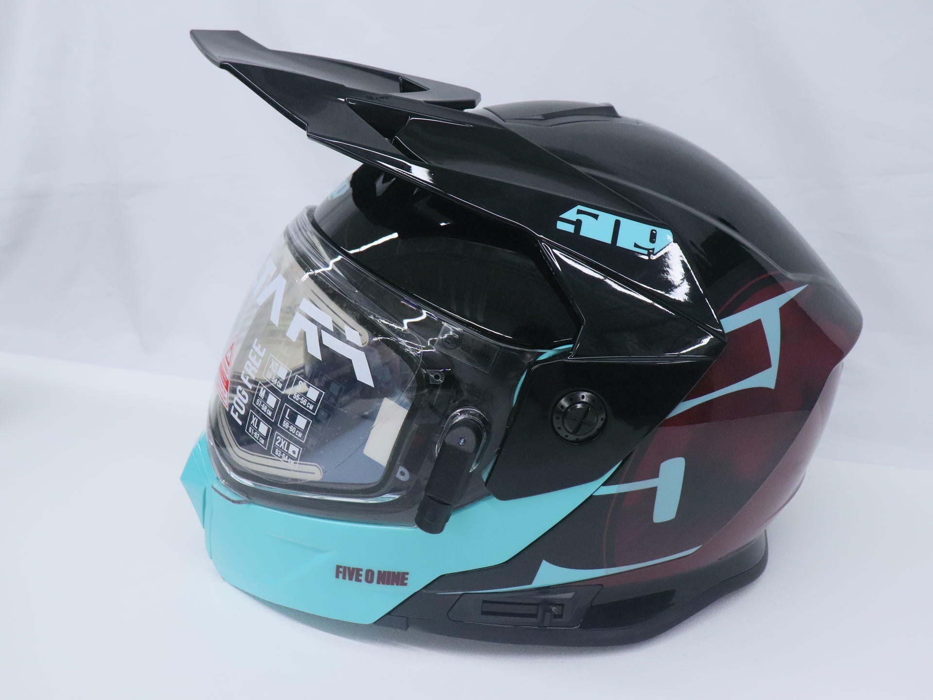 509 Delta R4 Ignite Helmet Modular TEAL MAROON - Adult 2xl - F01004300-160-301