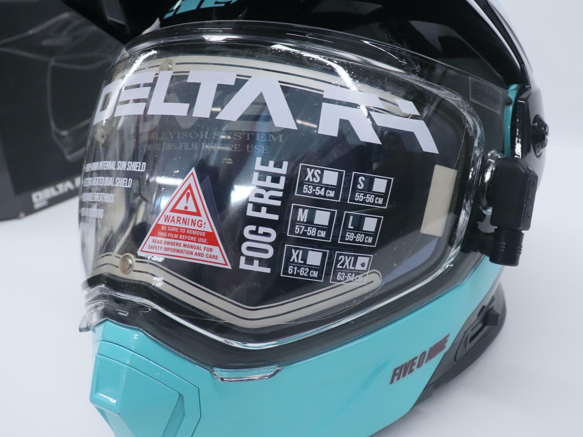 509 Delta R4 Ignite Helmet Modular TEAL MAROON - Adult 2xl - F01004300-160-301