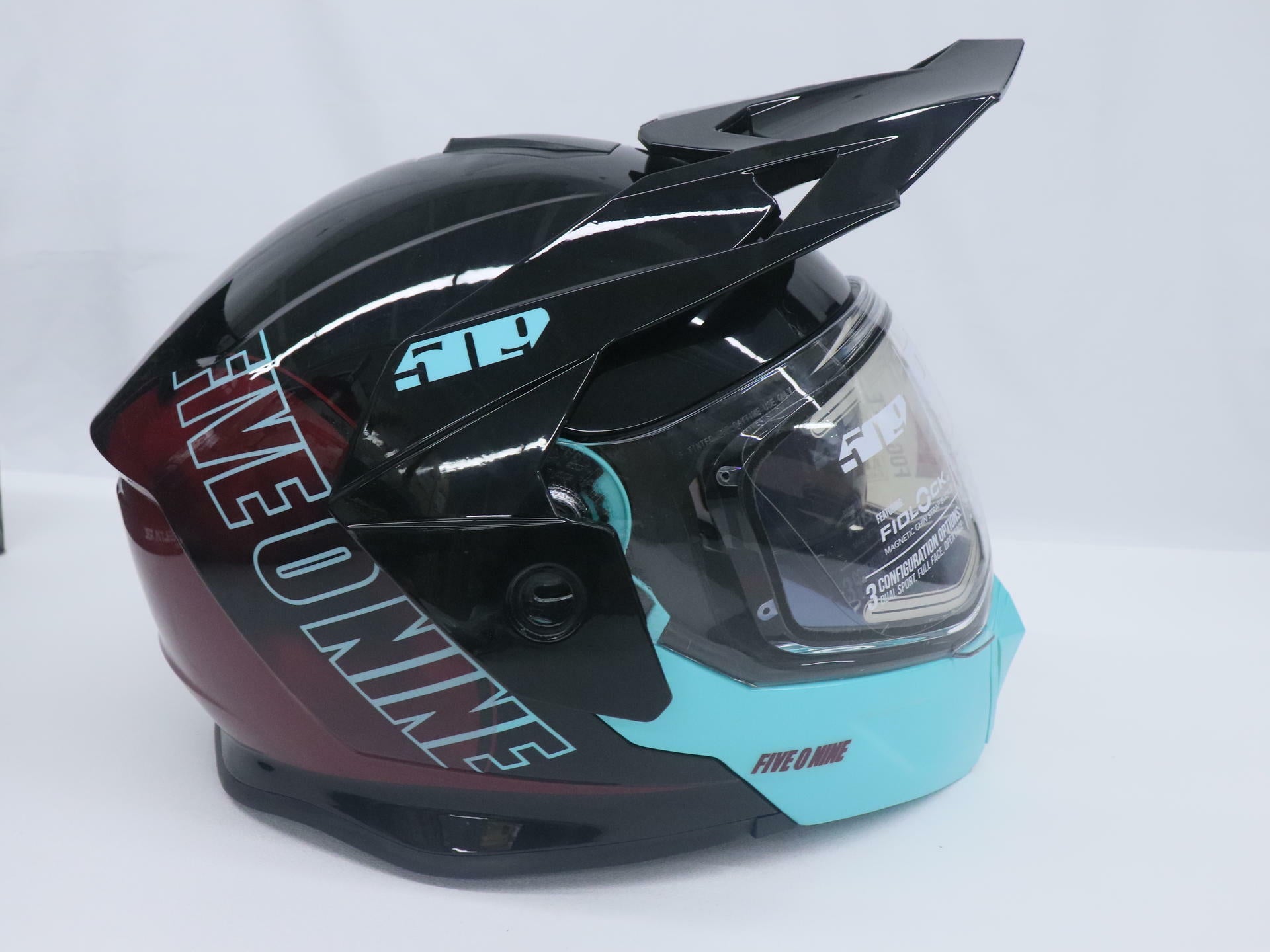 509 Delta R4 Ignite Helmet Modular TEAL MAROON - Adult 2xl - F01004300-160-301