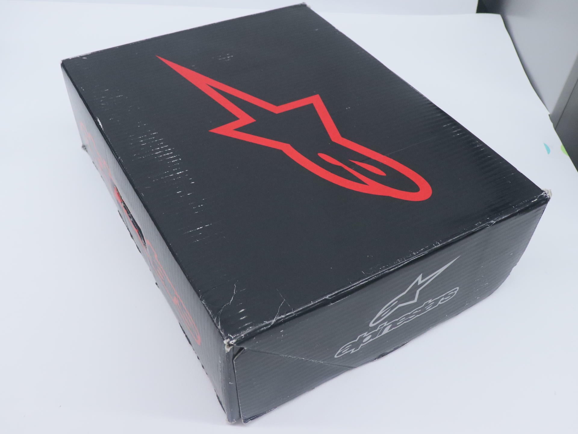 Alpinestars Tech 6s WHITE SILVER Riding Boot Motocross - YOUTH sz4 - 3411-0106